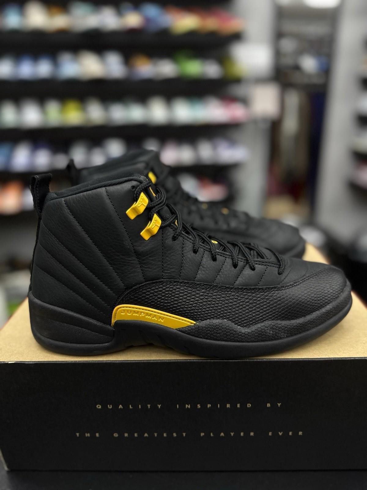 Jordan Brand Air Jordan 12 Black Taxi Retro Size 11 2022 CT8013-071 Size US 11 / EU 44 - 1 Thumbnail