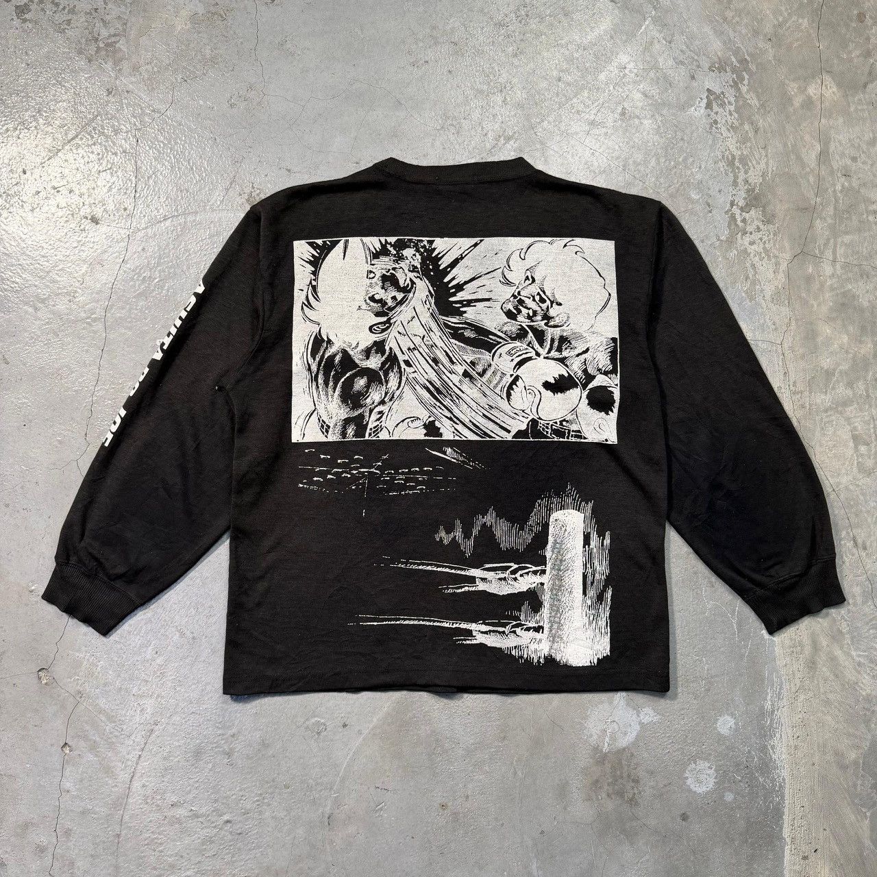 Anime Vintage 90’s MANGA ASHITA NO JOE Back Hit Sweatshirt Size US M / EU 48-50 / 2 - 2 Thumbnail