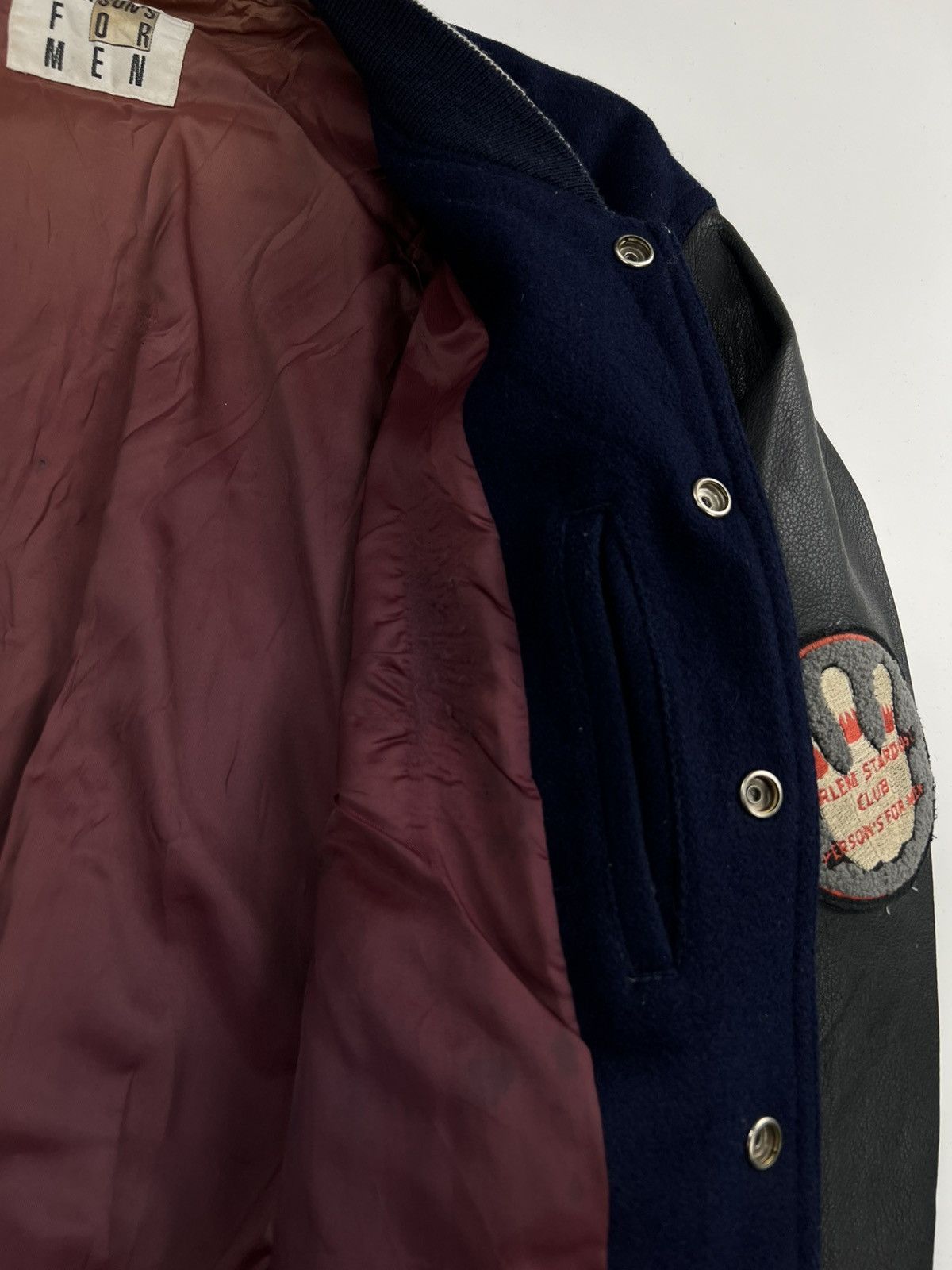 VINTAGE PERSON FOR MEN VARSITY JACKET