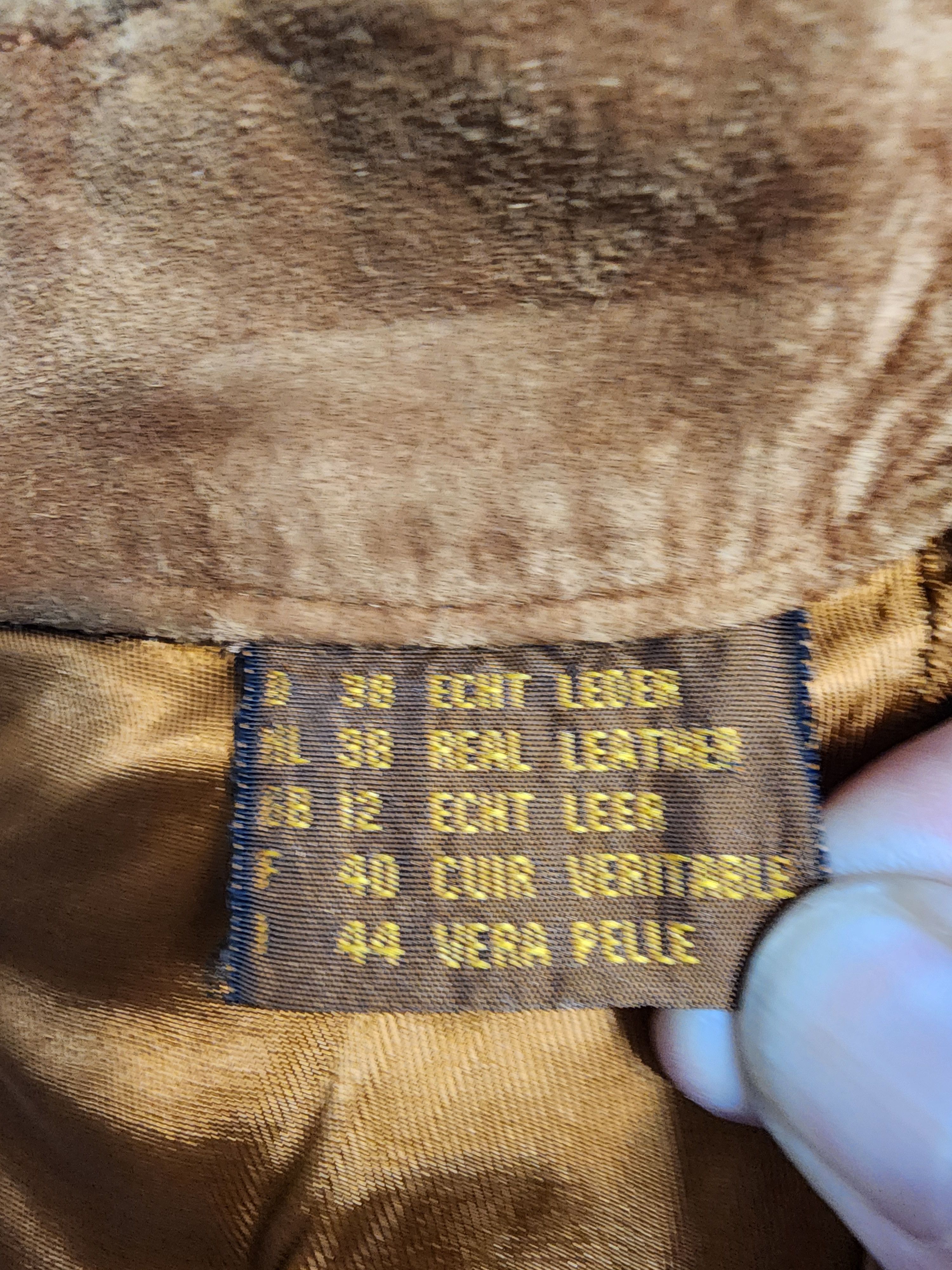 Other Brown Suede Leather Skirt, Plastic Buttons Fasteners Size 28" / US 6 / IT 42 - 8 Thumbnail