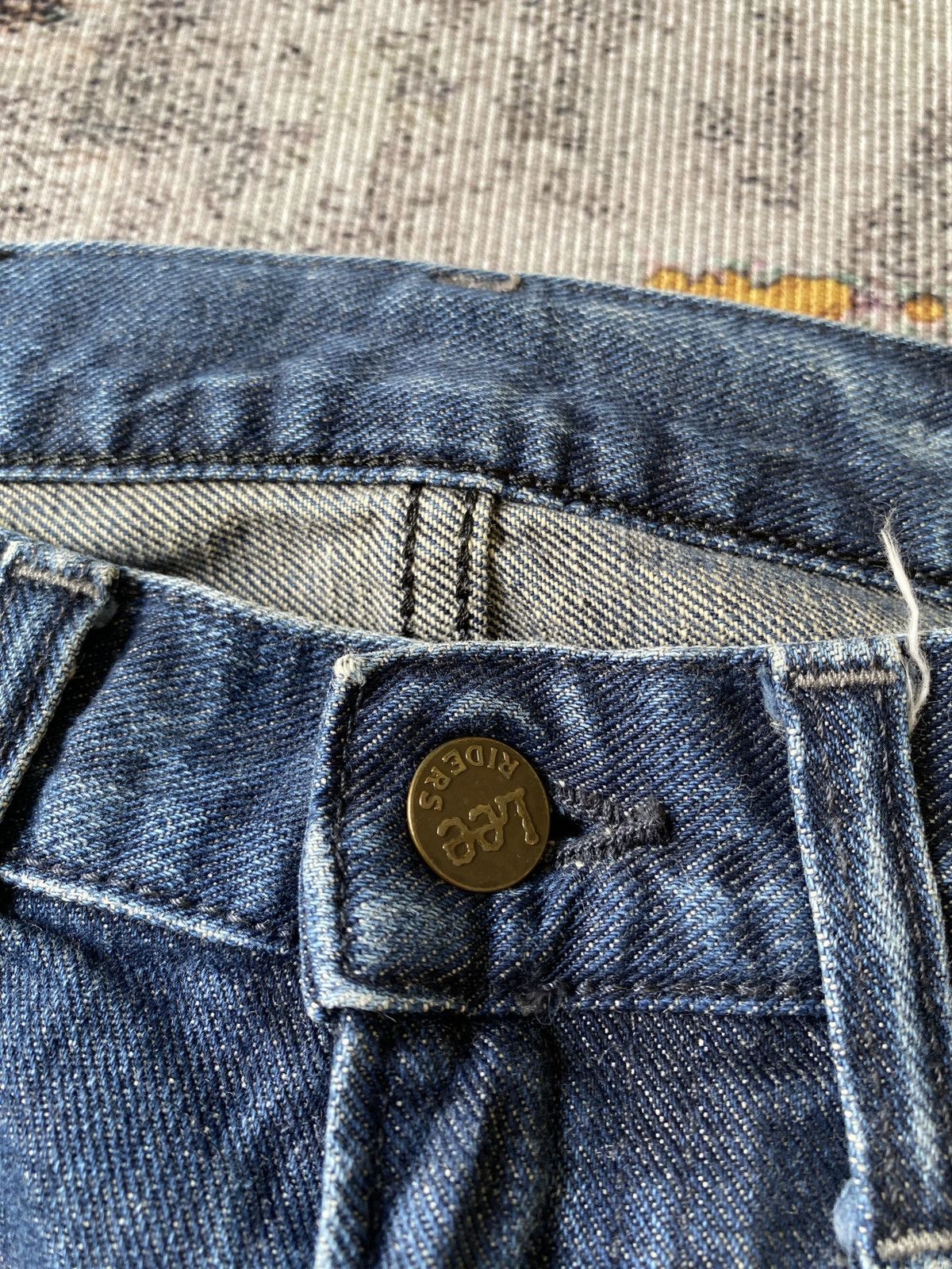 Japanese Brand Lee Distressed Flare Denim Size US 30 / EU 46 - 11 Thumbnail