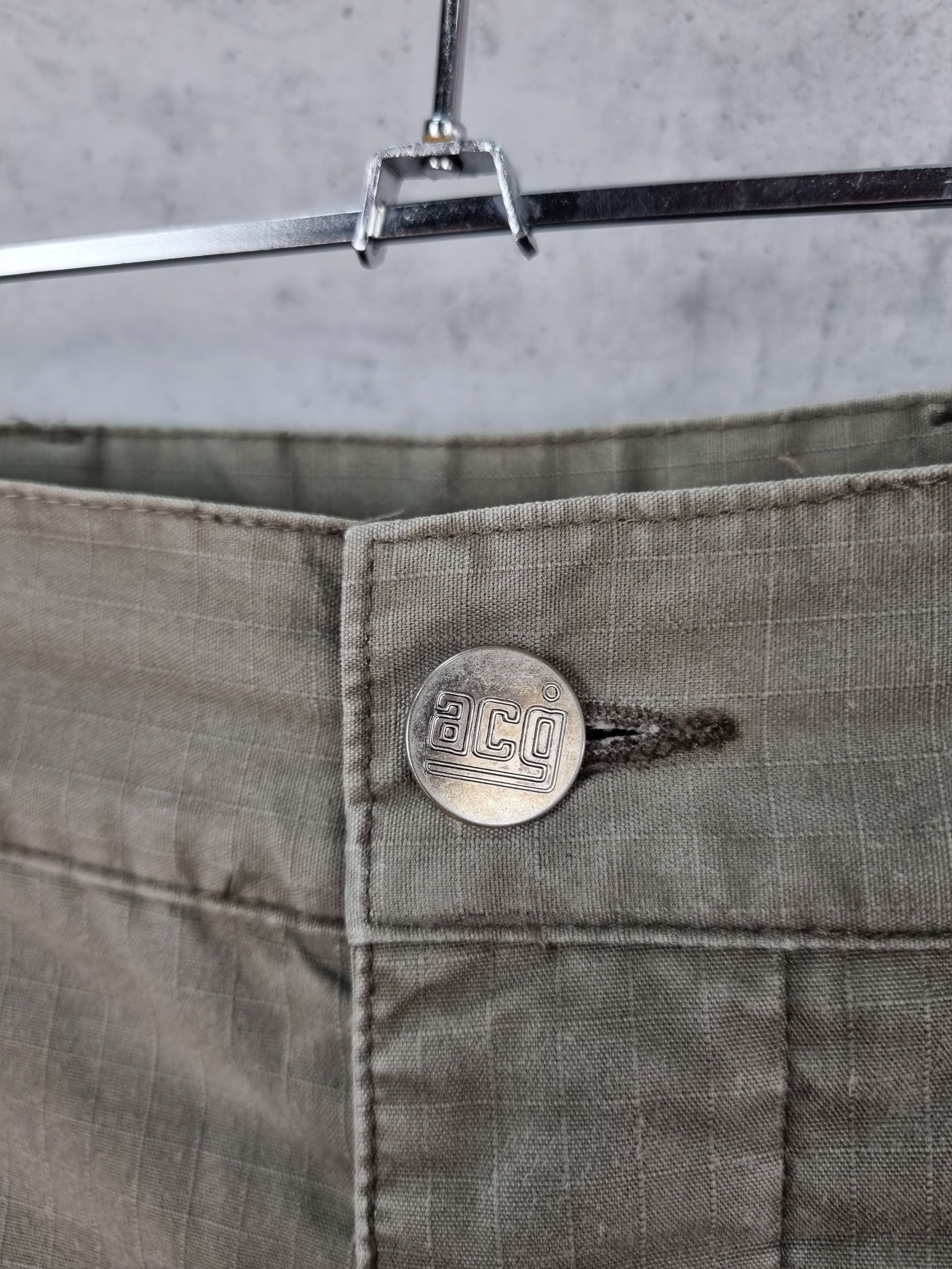 Nike × Nike ACG × Vintage Nike ACG Cargo Military Style Kaki Shorts Size US 31 - 7 Thumbnail