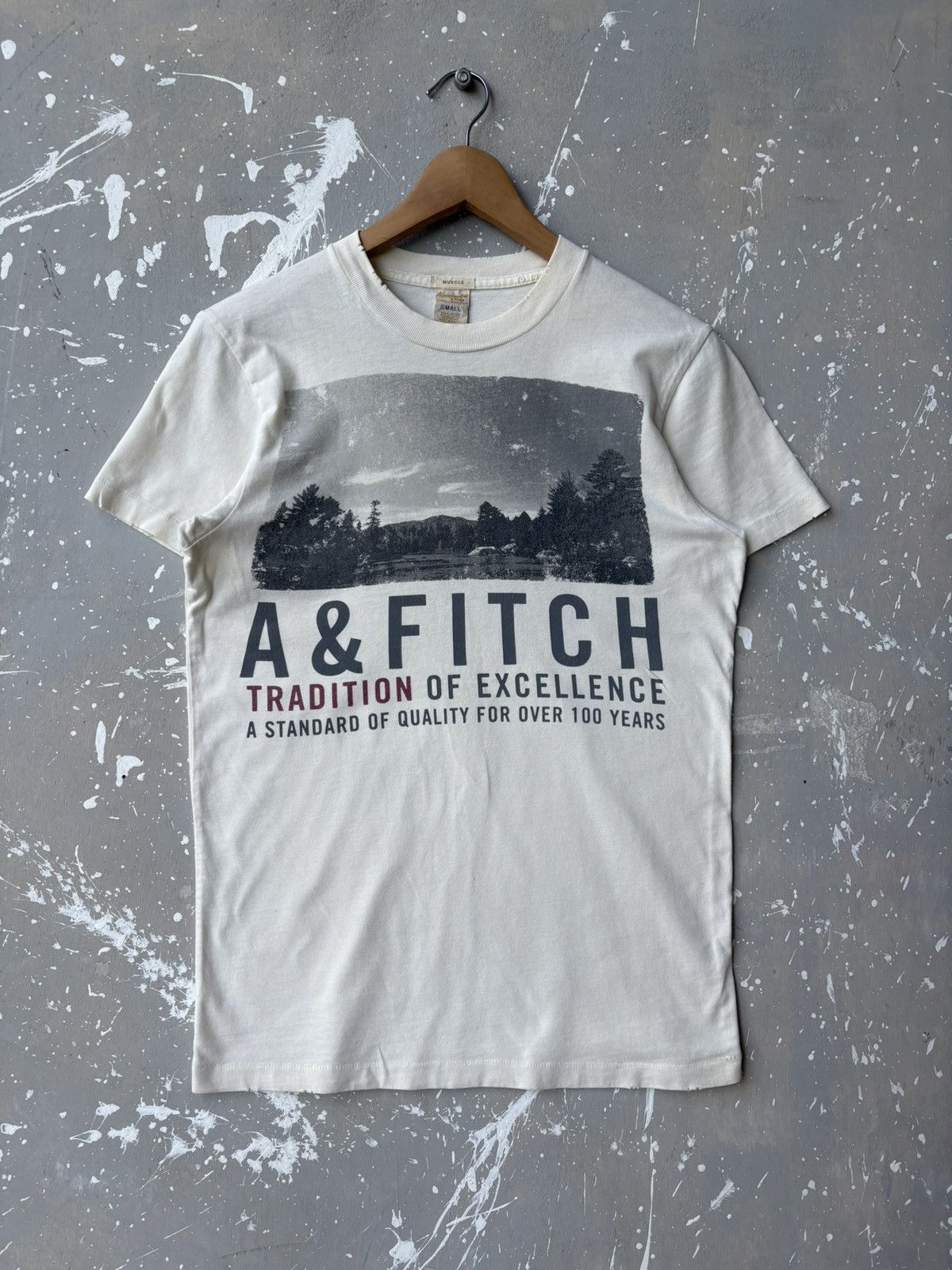 Abercrombie & Fitch Vintage 90s A&Fitch Photo Words Tee Shirt Size US S / EU 44-46 / 1 - 1 Thumbnail