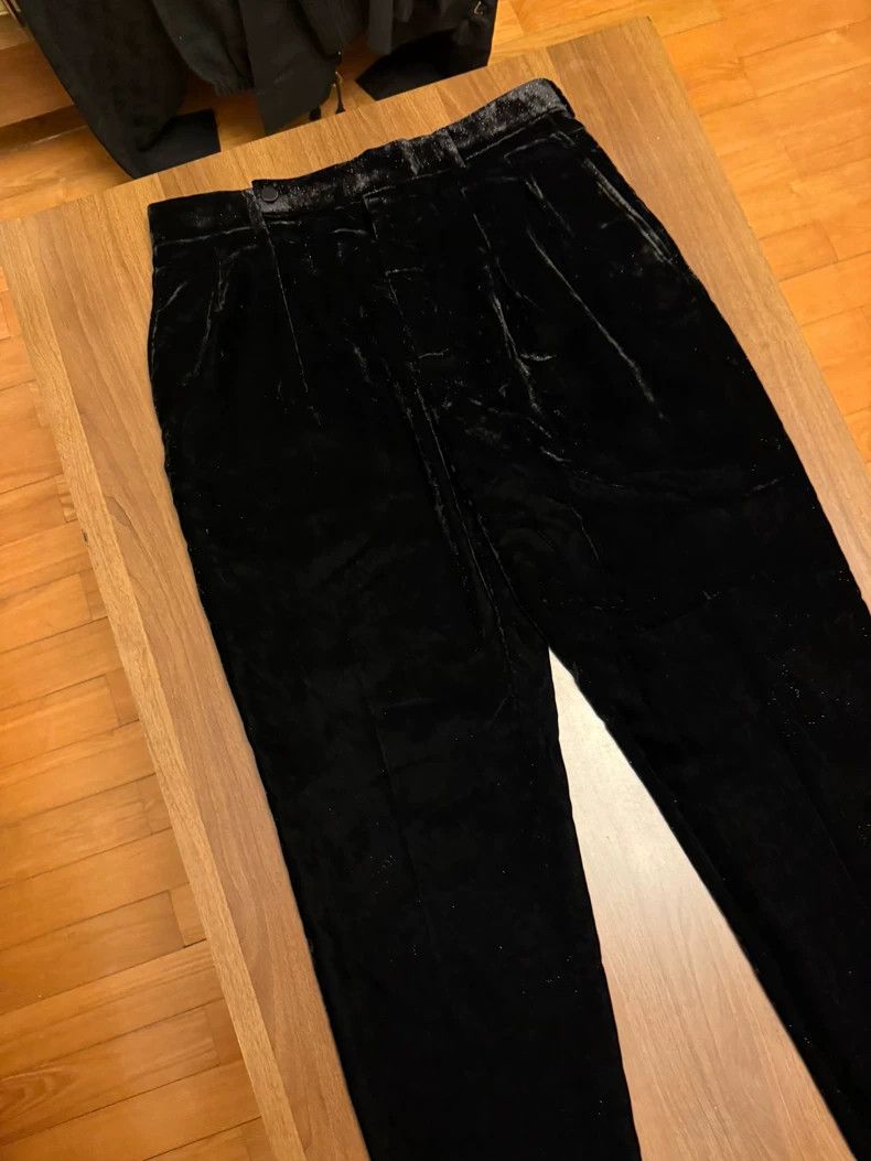Saint Laurent Paris Saint Laurent Paris size US 46 22fw poster black velvet bab Size US 30 / EU 46 - 2 Thumbnail