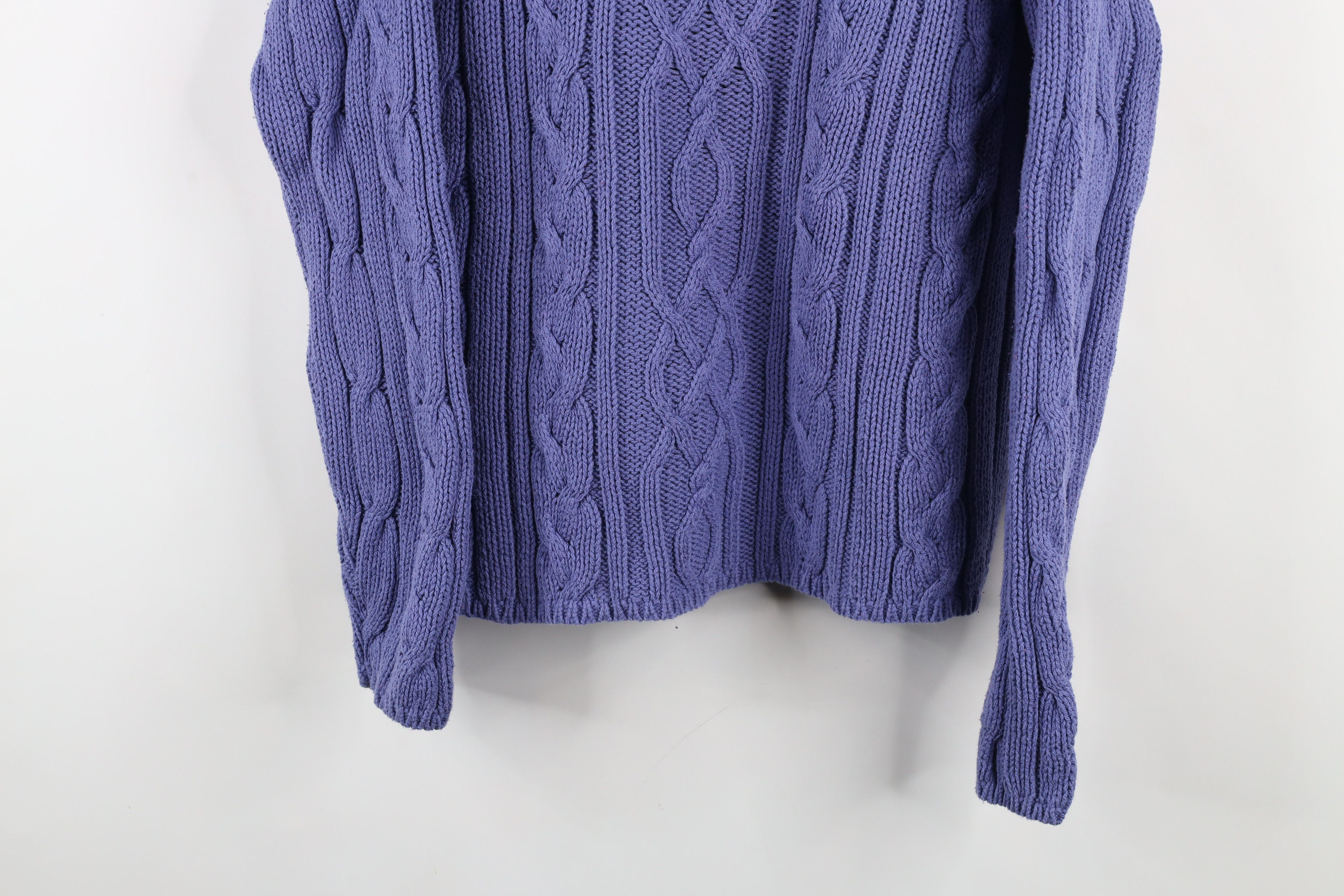Vintage Vintage 90s Streetwear Cable Knit Fisherman Sweater USA Size XL / US 12-14 / IT 48-50 - 3 Thumbnail