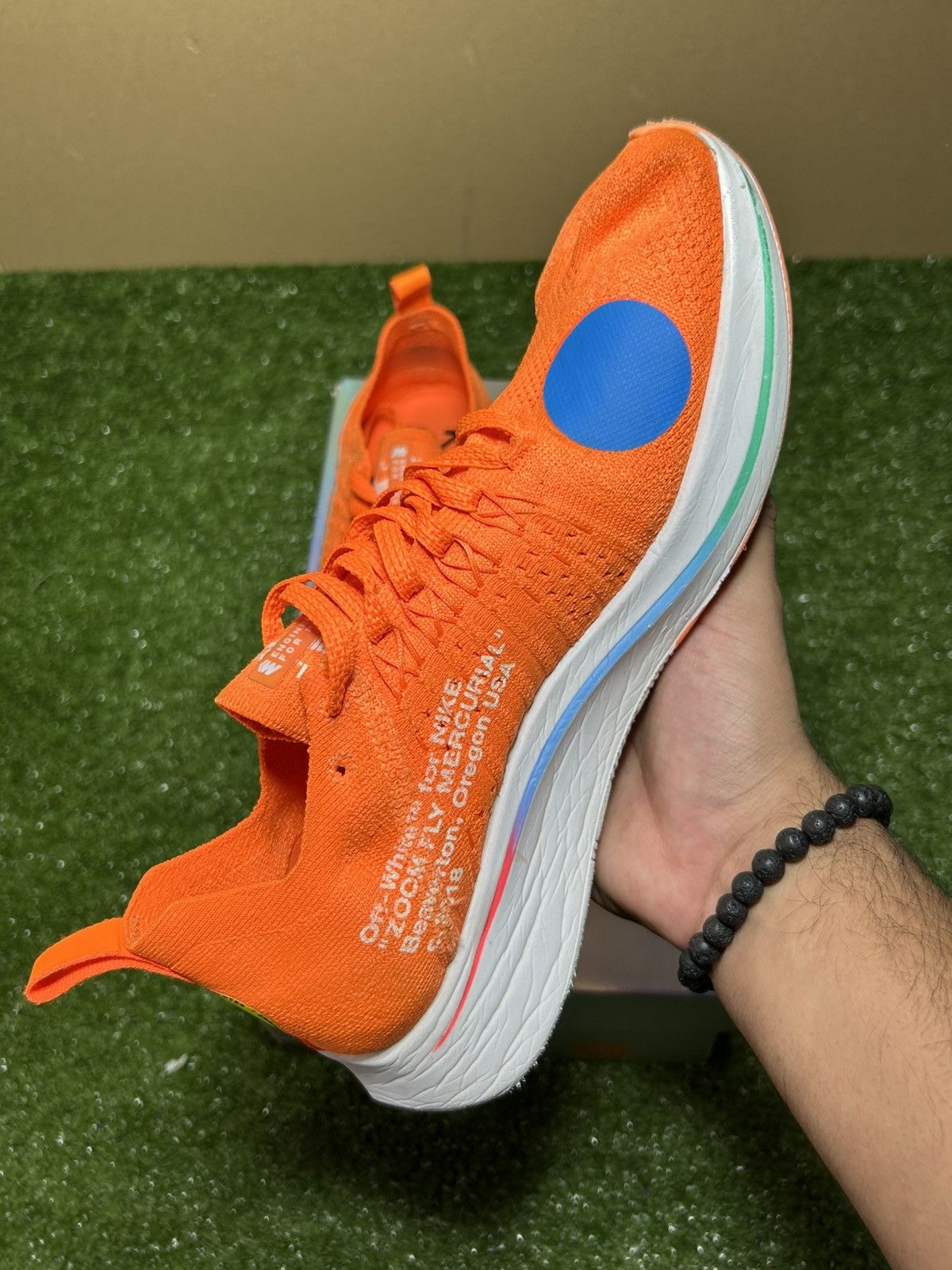 Nike × Off-White Nike zoom mercurial off-white total orange Size US 8.5 / EU 41-42 - 4 Thumbnail