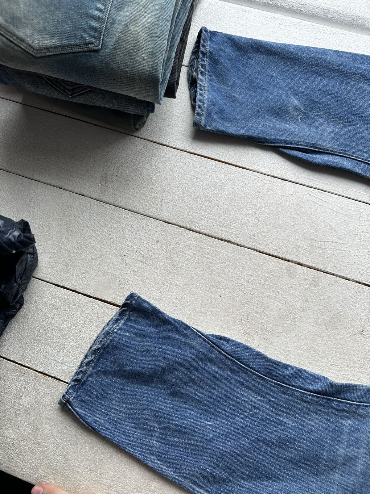 G-Star 🚨VNTG G STAR RAW BLUE FADED RARE AVANT GARDE JEANS Y2K Size 29" - 12 Thumbnail