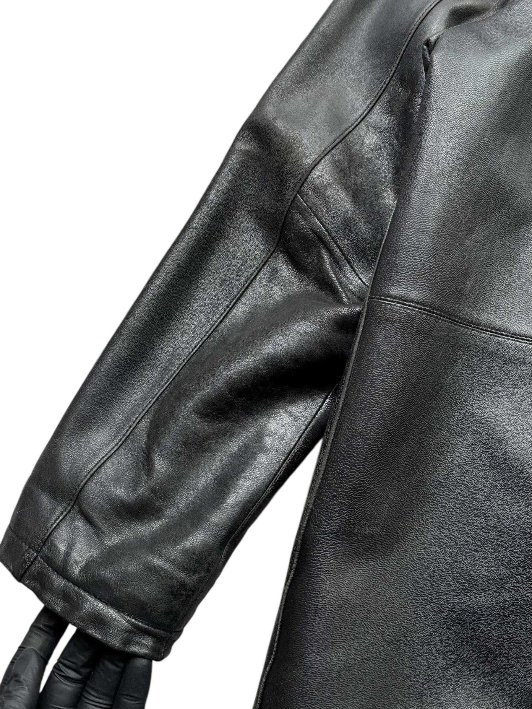 Vintage Y2K Leather Thrashed Jacket(V39) Size US M / EU 48-50 / 2 - 16 Thumbnail