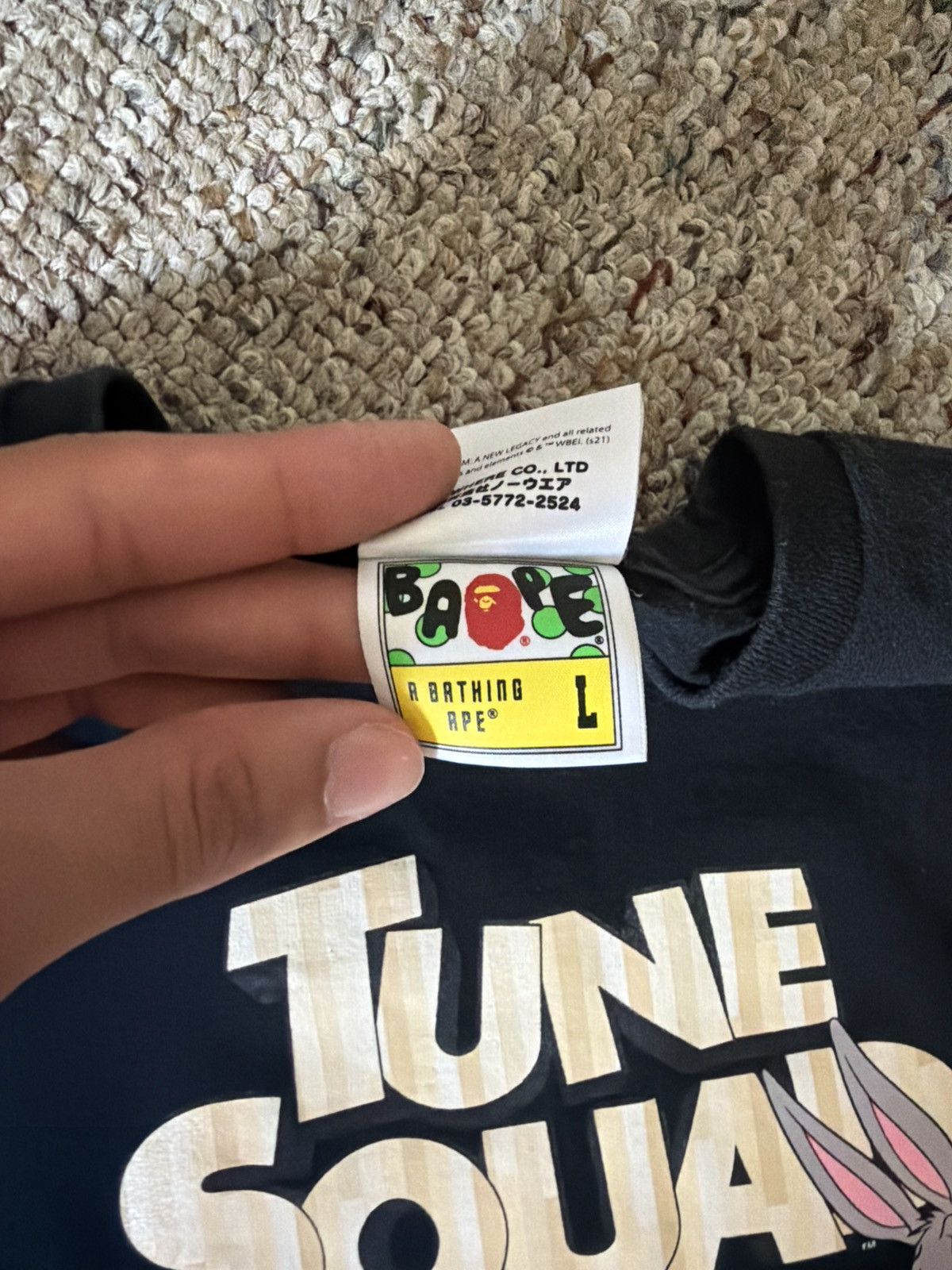 Bape Bape x Space Jam Tune Squad Tee Size US L / EU 52-54 / 3 - 3 Thumbnail