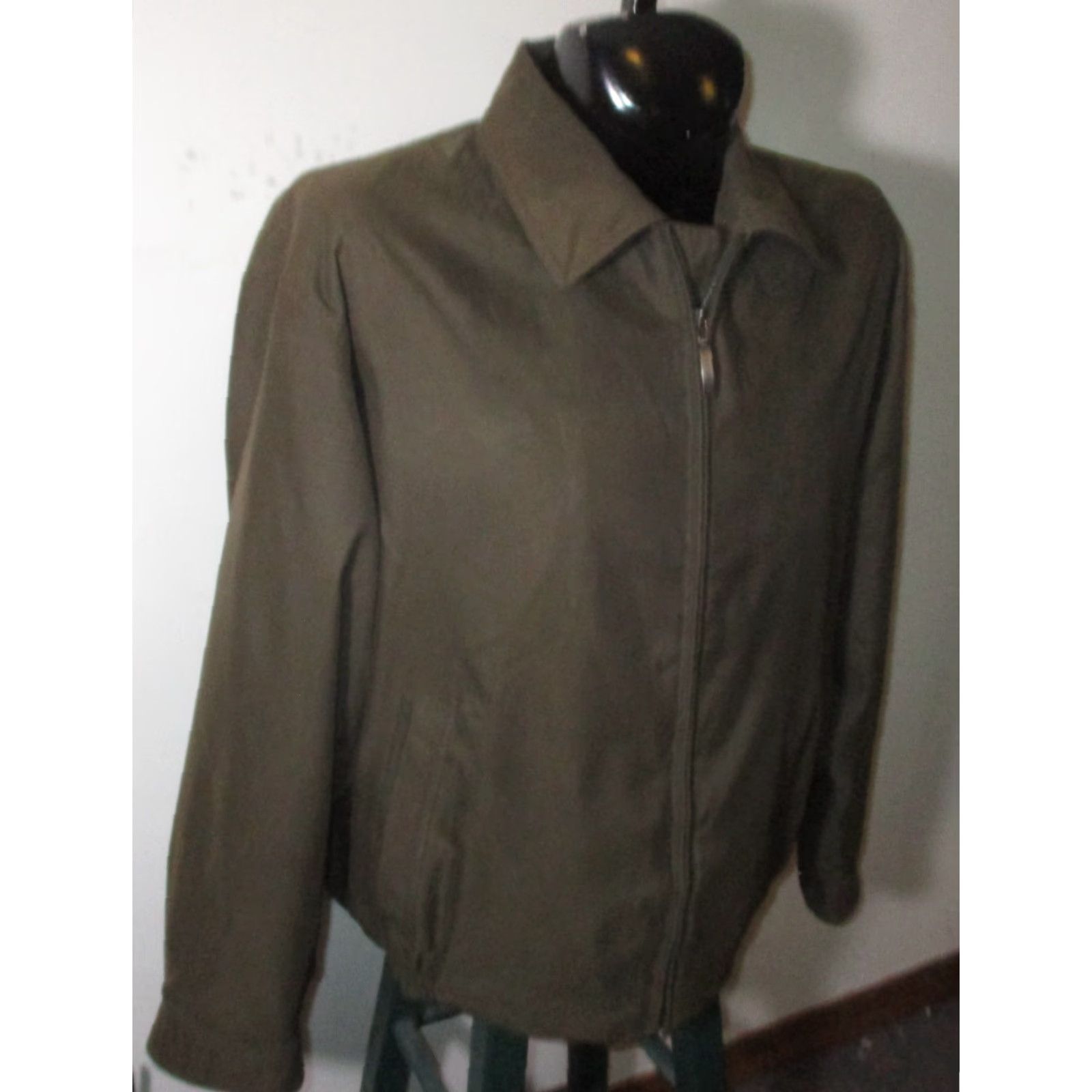 Vintage Crazy Horse Jacket Mens L Brown Full Zip Chino NWOT Size US L / EU 52-54 / 3 - 3 Thumbnail