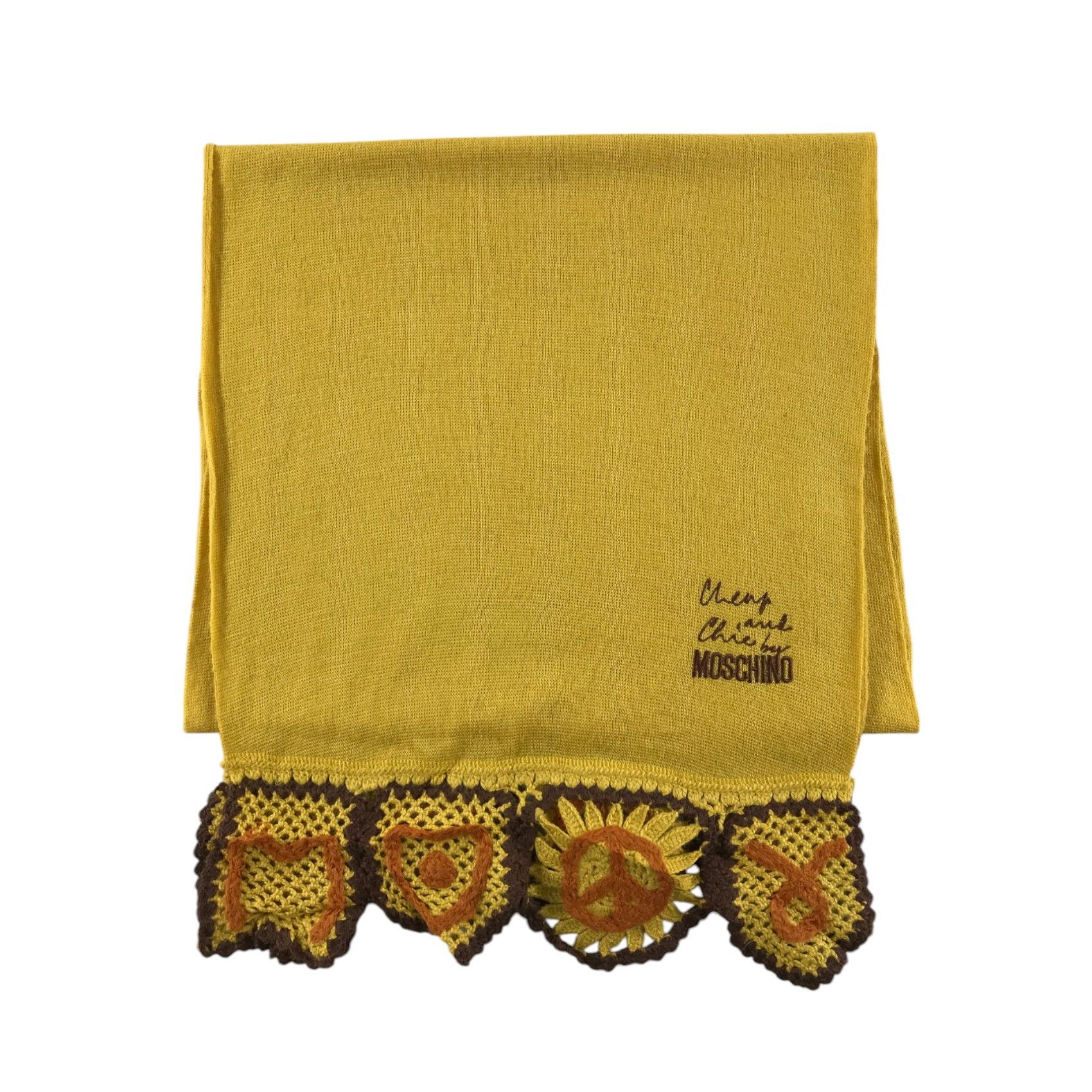 Vintage Moschino Scarf / Muffler / Neckwear - WW2975 Size ONE SIZE - 2 Thumbnail