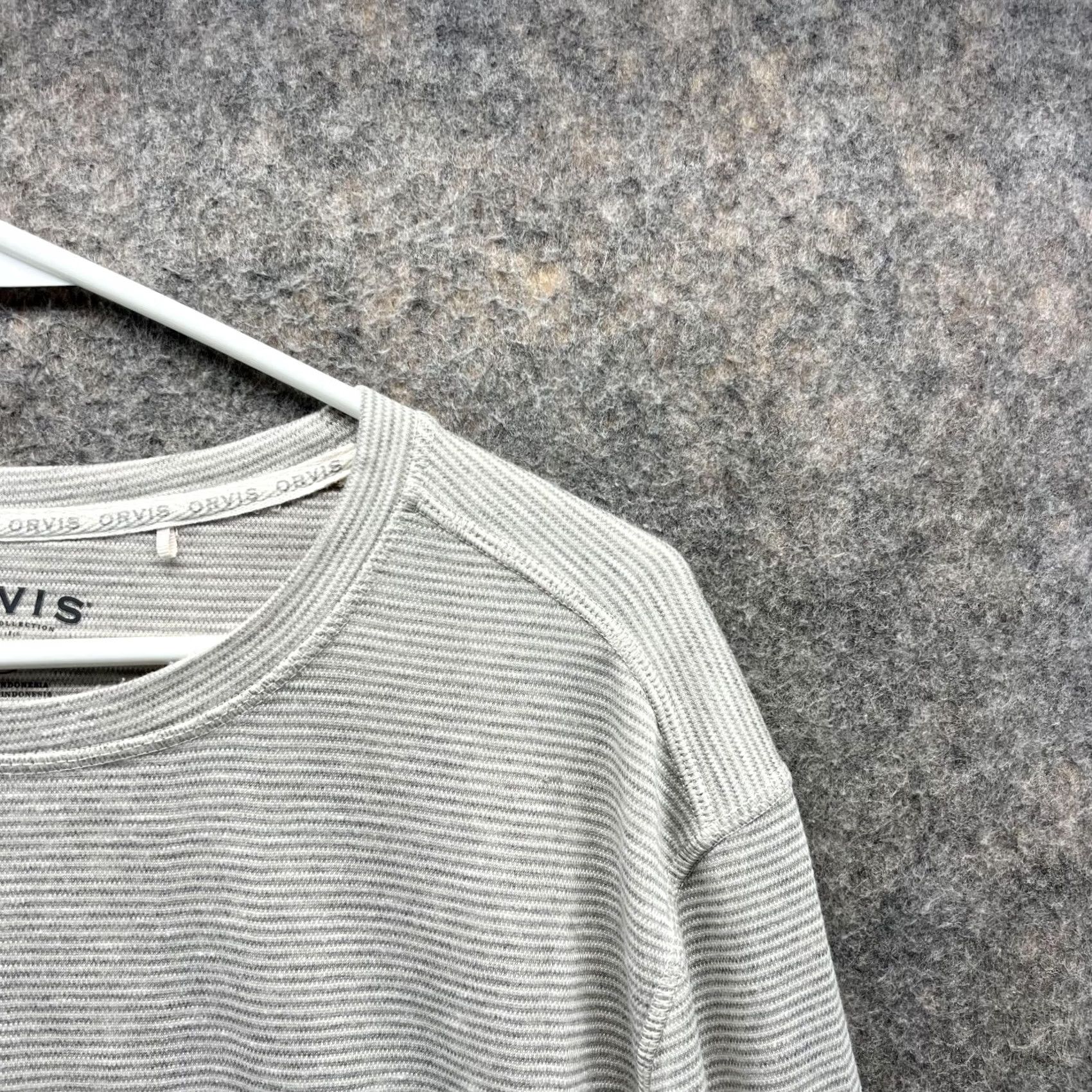Orvis Orvis Sweater Men XL Ribbed Khaki Classic Crewneck Pullover Size US XL / EU 56 / 4 - 4 Thumbnail