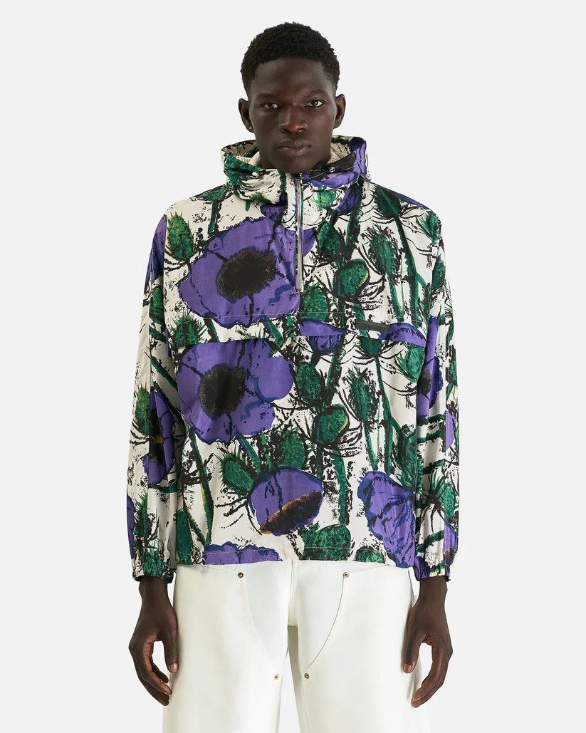 Wales Bonner o1s1v1r1oon0825 Bloom Anorak in Poppy Purple Size US S / EU 44-46 / 1 - 1 Thumbnail