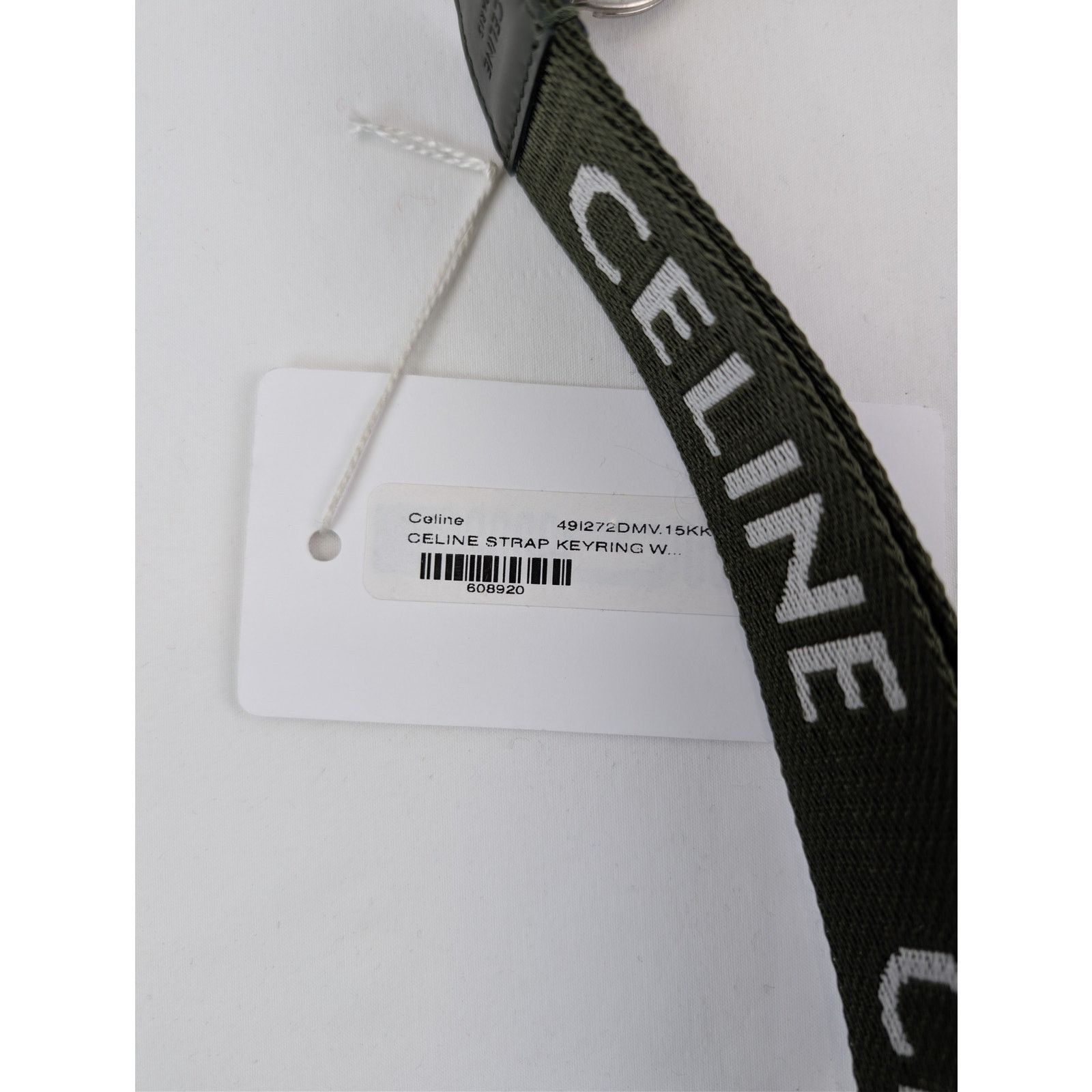 Celine o1rshd1 Size: OS / Leather Strap Keyring in Khaki Size ONE SIZE - 10 Thumbnail
