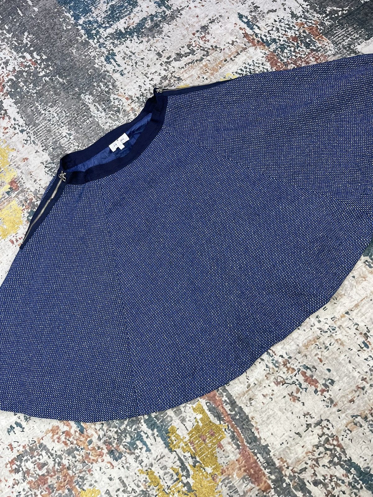 Lanvin Lanvin En Bleu Mini Skirt Size 26" / US 2 / IT 38 - 2 Thumbnail