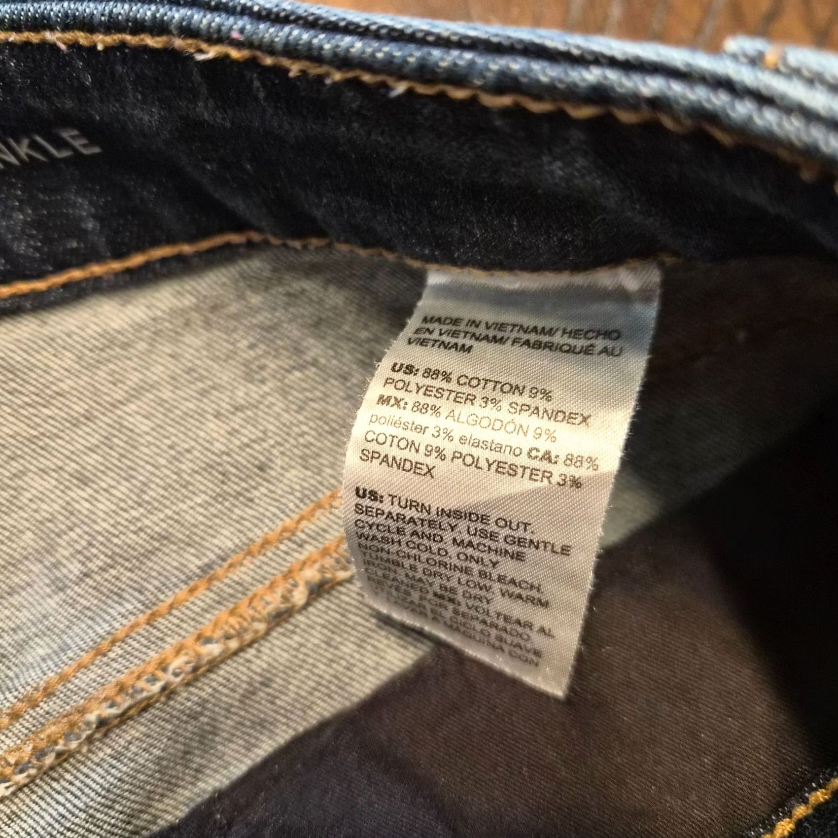 Vintage Chicos Jeans Womens Blue Define Me Denim Straight Leg Ankle Size 2 Regular Size 26" / US 2 / IT 38 - 4 Thumbnail