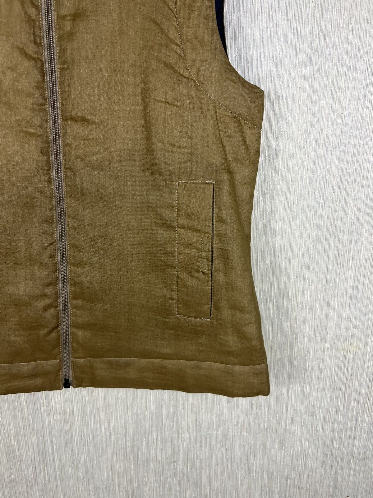 Dirk Bikkembergs Vintage 90s Dirk Bikkembergs linen buckle vest sleeveless Size M / US 6-8 / IT 42-44 - 5 Thumbnail
