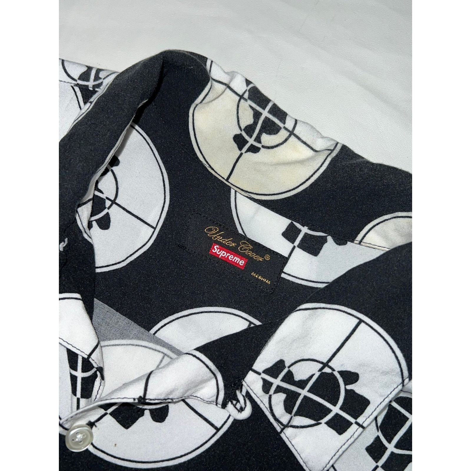 Supreme SS18 Public Enemy Rayon Shirt