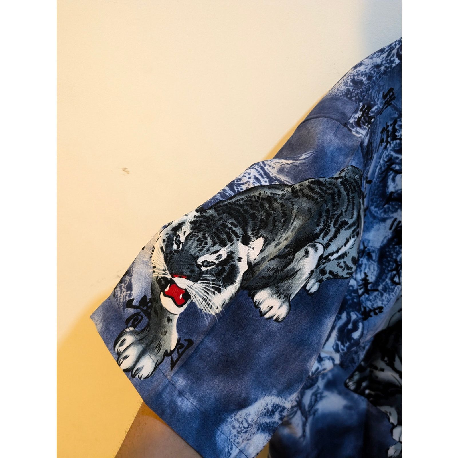 Ed Hardy Vintage Sullivan MADE IN KOREA Tiger Snow Leopard Y2K 2000s Size US L / EU 52-54 / 3 - 5 Thumbnail