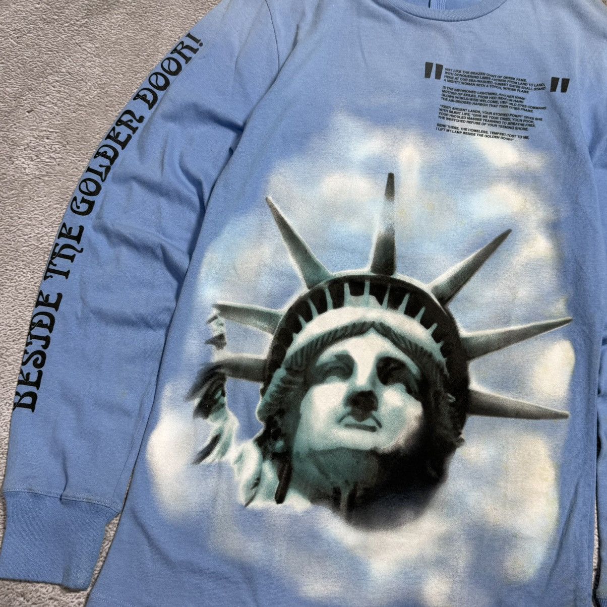Off-White Off-White Statue Of Liberty Light Blue Long Sleeve Size US XS / EU 42 / 0 - 6 Thumbnail