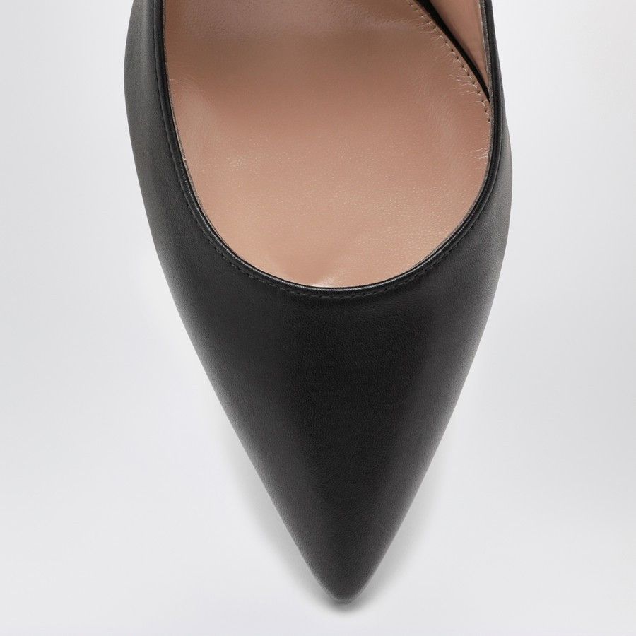 Gianvito Rossi o1d2blof0824 Leather Pumps in Black Size US 9 / IT 39 - 3 Thumbnail