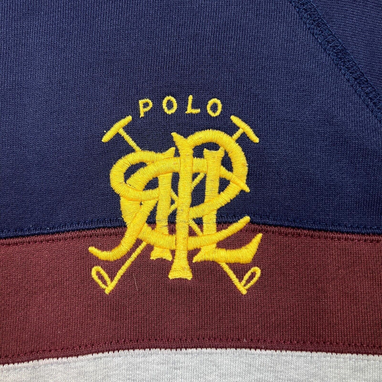 Polo Ralph Lauren × Vintage Vintage Polo Ralph Lauren Sweatshirt Medium Clubs Logo 90s Size US M / EU 48-50 / 2 - 4 Thumbnail