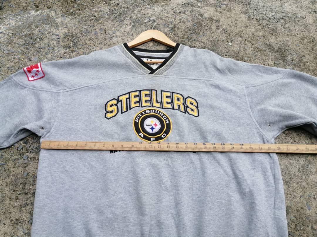 Lee × NFL × Vintage Vintage Lee Sport Steelers NFL Sweatshirt Size US L / EU 52-54 / 3 - 2 Thumbnail