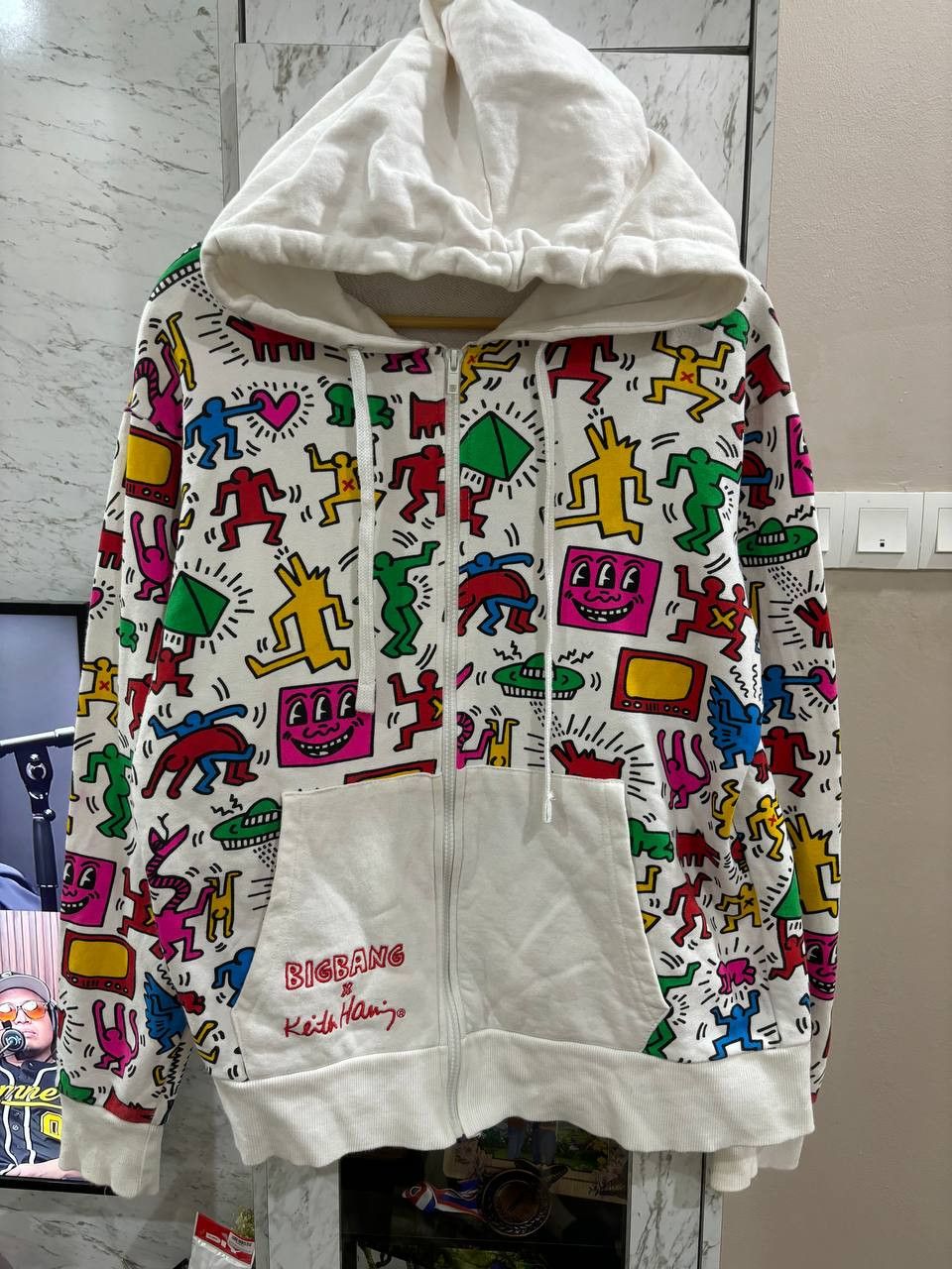 BIGBANG× Keith Haring コラボパーカー G-DRAGON BIGBANG × KeithHaring パーカー - メルカリ