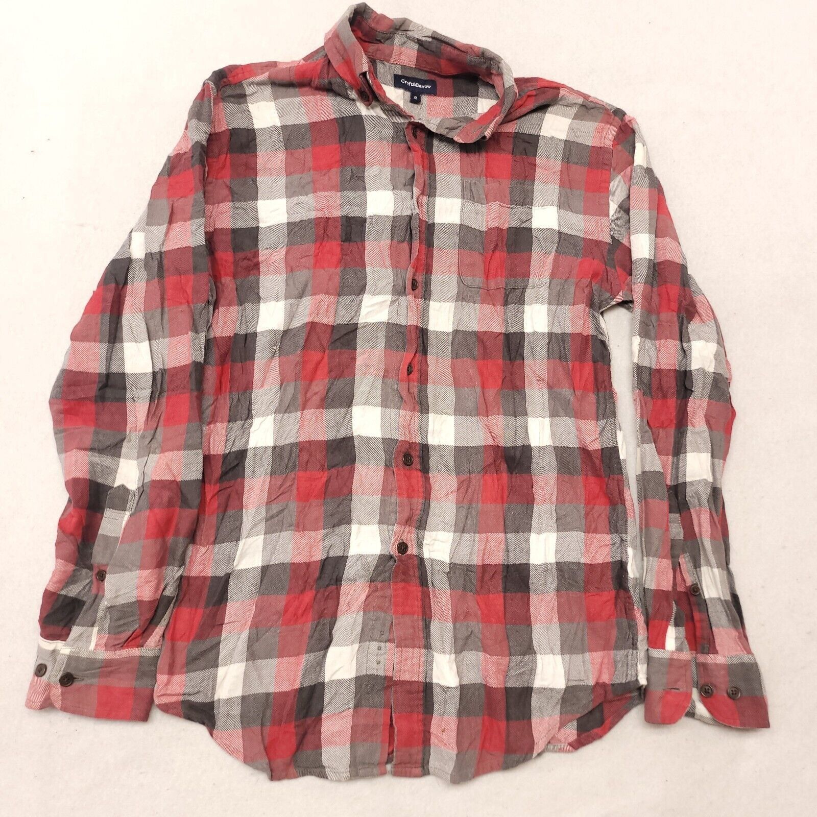 Croft & Barrow Croft & Barrow Gingham Flannel Button Up Shirt Mens Size S Size US S / EU 44-46 / 1 - 2 Thumbnail