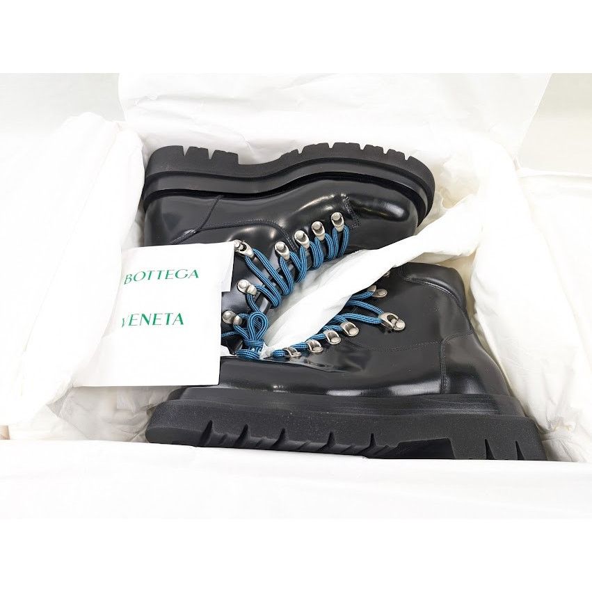 Bottega Veneta o1rshd1 Leather Ankle Boot in Black Size US 7 / EU 40 - 22 Thumbnail