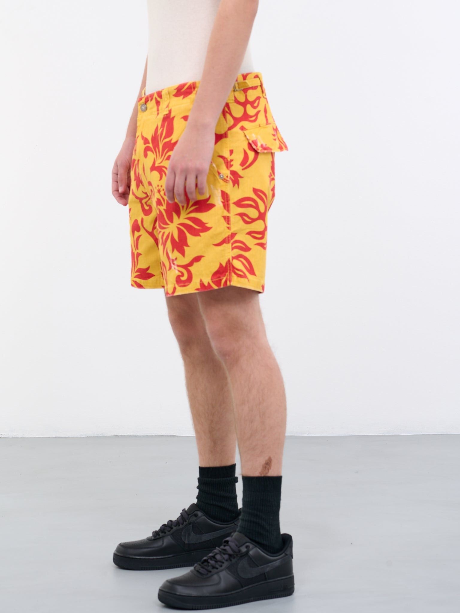 ERL o1y0125 Denim Short in Yellow/Red Size US 36 / EU 52 - 2 Thumbnail