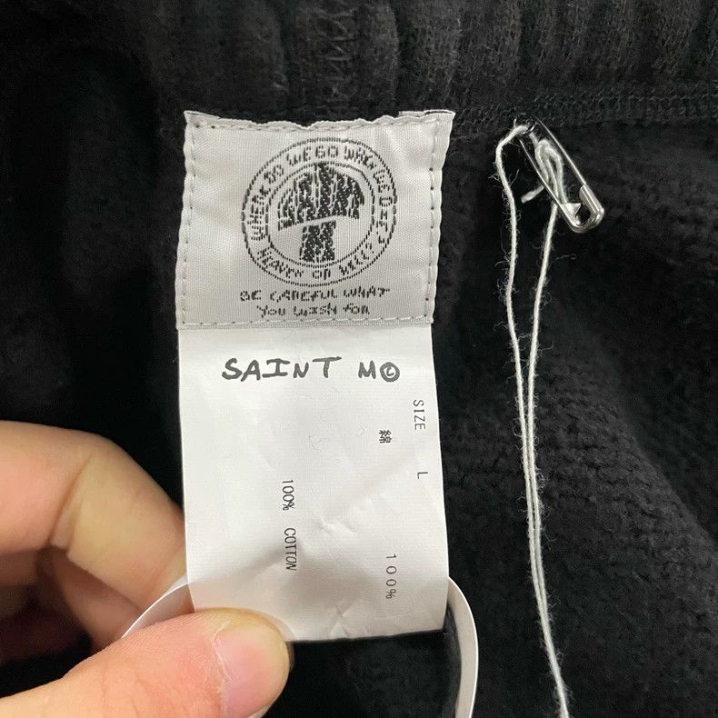 Saint Michael Saint Michael size s Black monogrammed logo sweatpants 250 Size US 32 / EU 48 - 3 Thumbnail