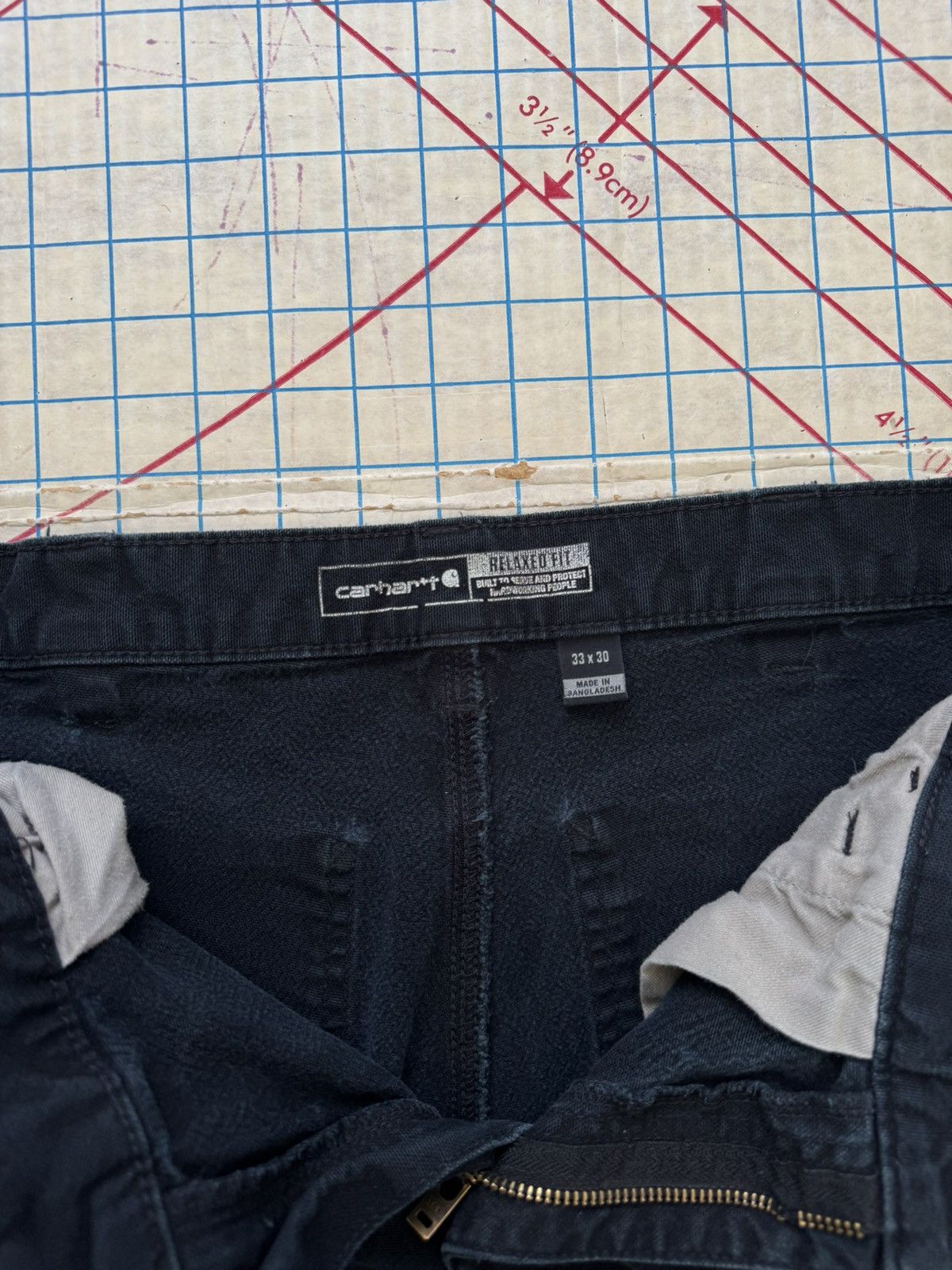Carhartt Carhartt Double Knee Workwear Pants Size 33 Broken Zipper Size US 33 - 9 Thumbnail