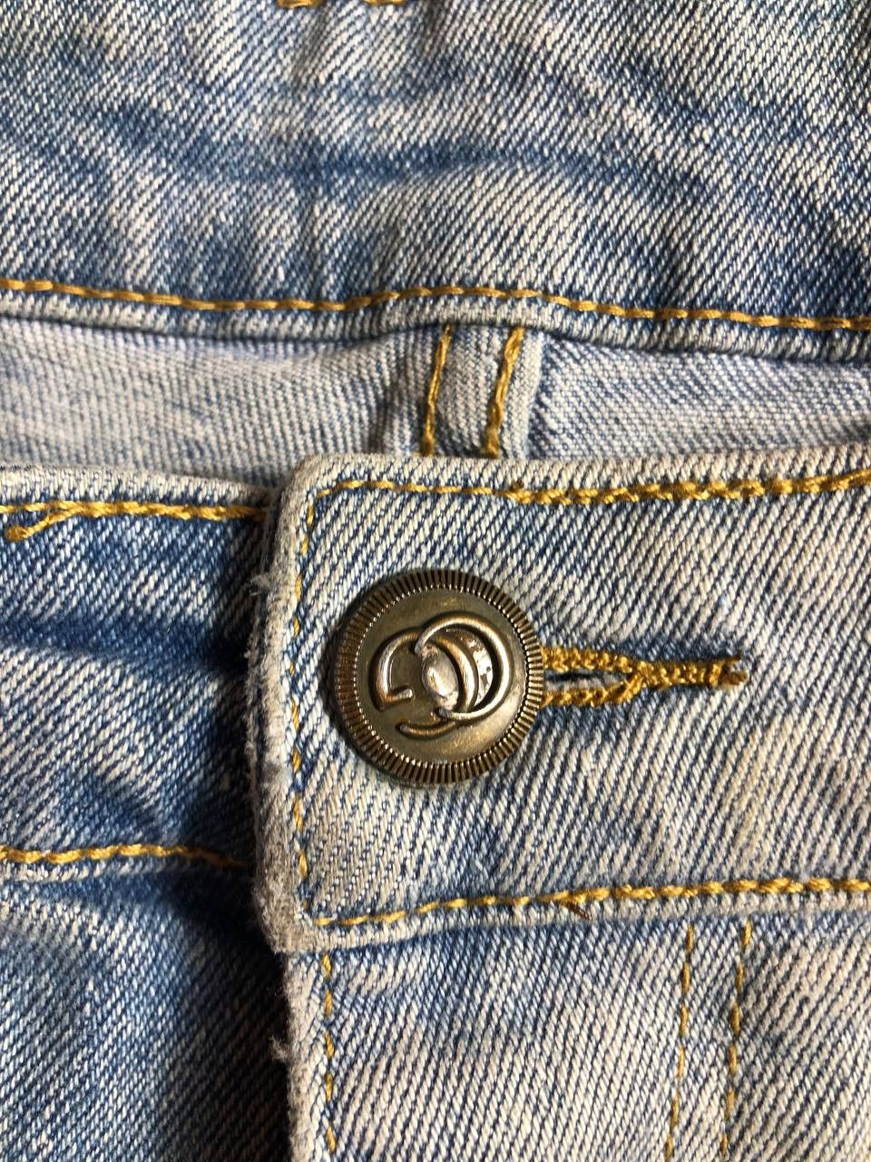 Vintage Crazy Crash Dirty Baggy Faded Jean Japan Avant Garde Style Size US 30 / EU 46 - 20 Thumbnail