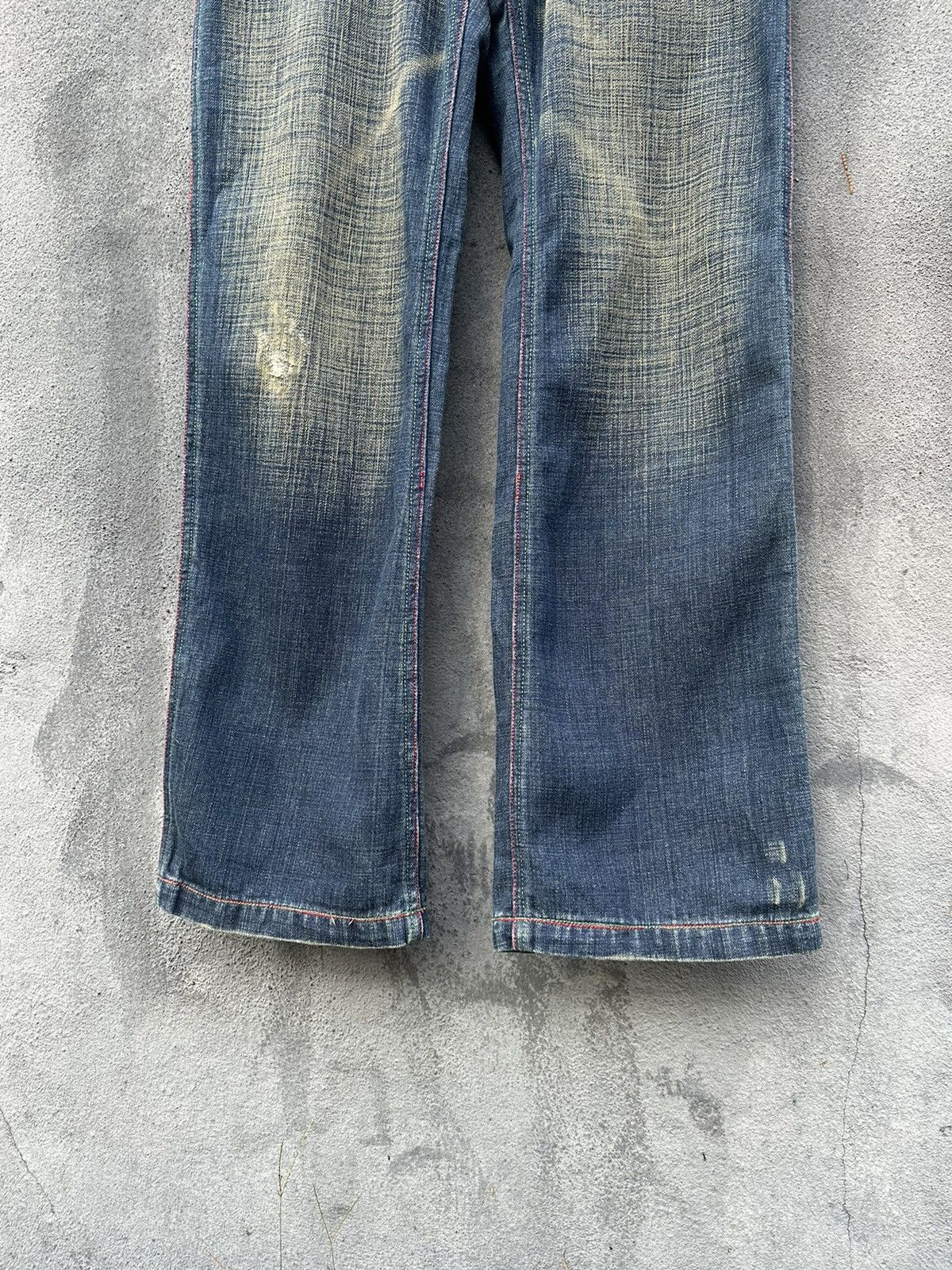 Vintage 👹Vintage Sonreir Bush Flare Jeans Size US 30 / EU 46 - 7 Thumbnail