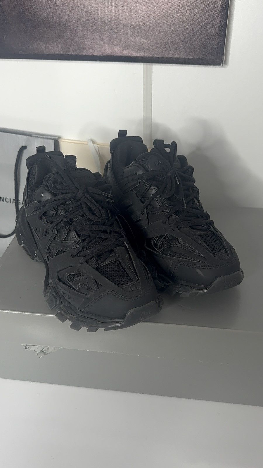 Balenciaga ✅Balenciaga Track 1 Clear Full Black 41 Low Size US 8 / EU 41 - 2 Thumbnail