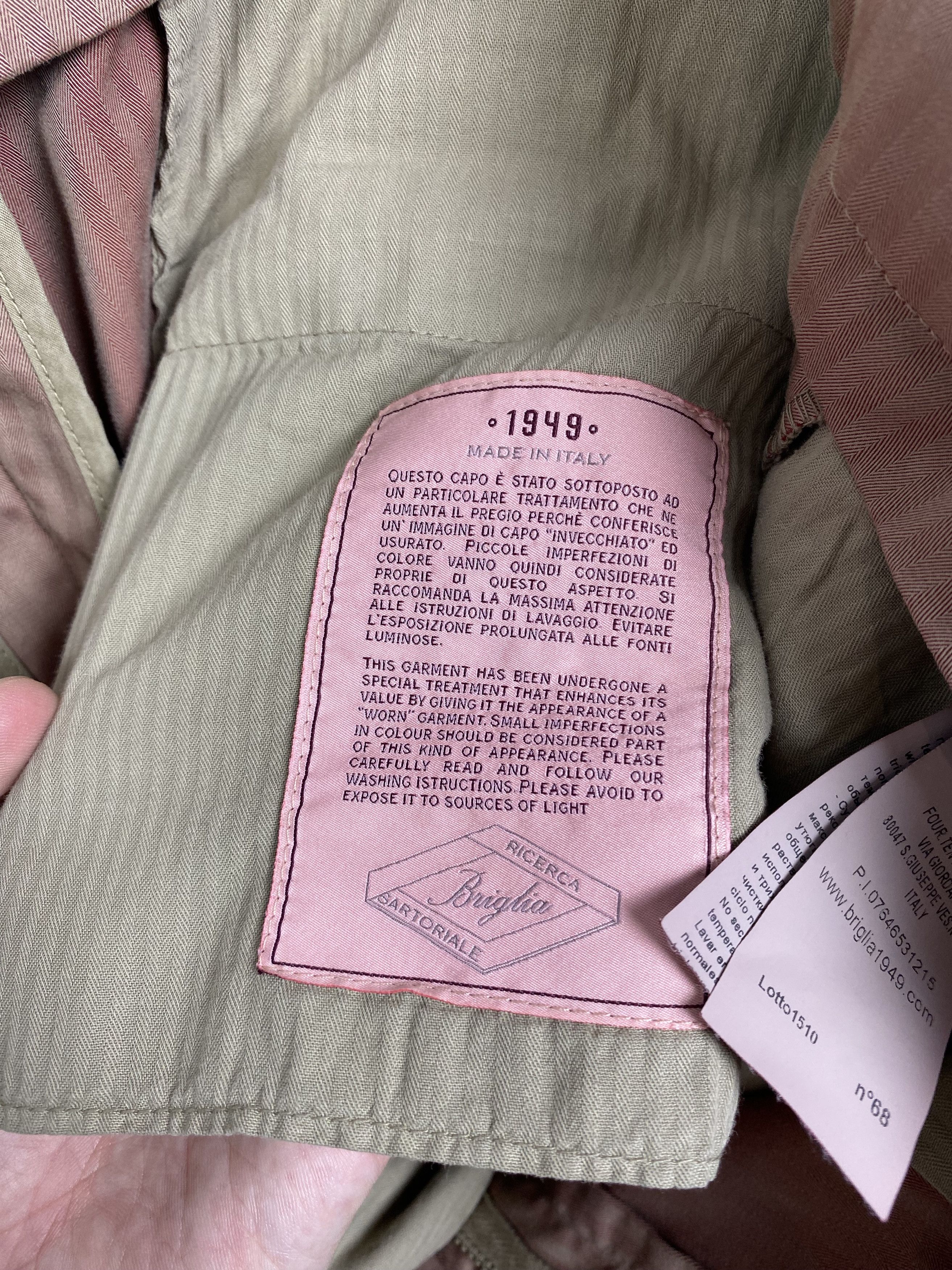 Other Briglia 1949 Men Slim Pants size 56 Size US 40 / EU 56 - 13 Thumbnail