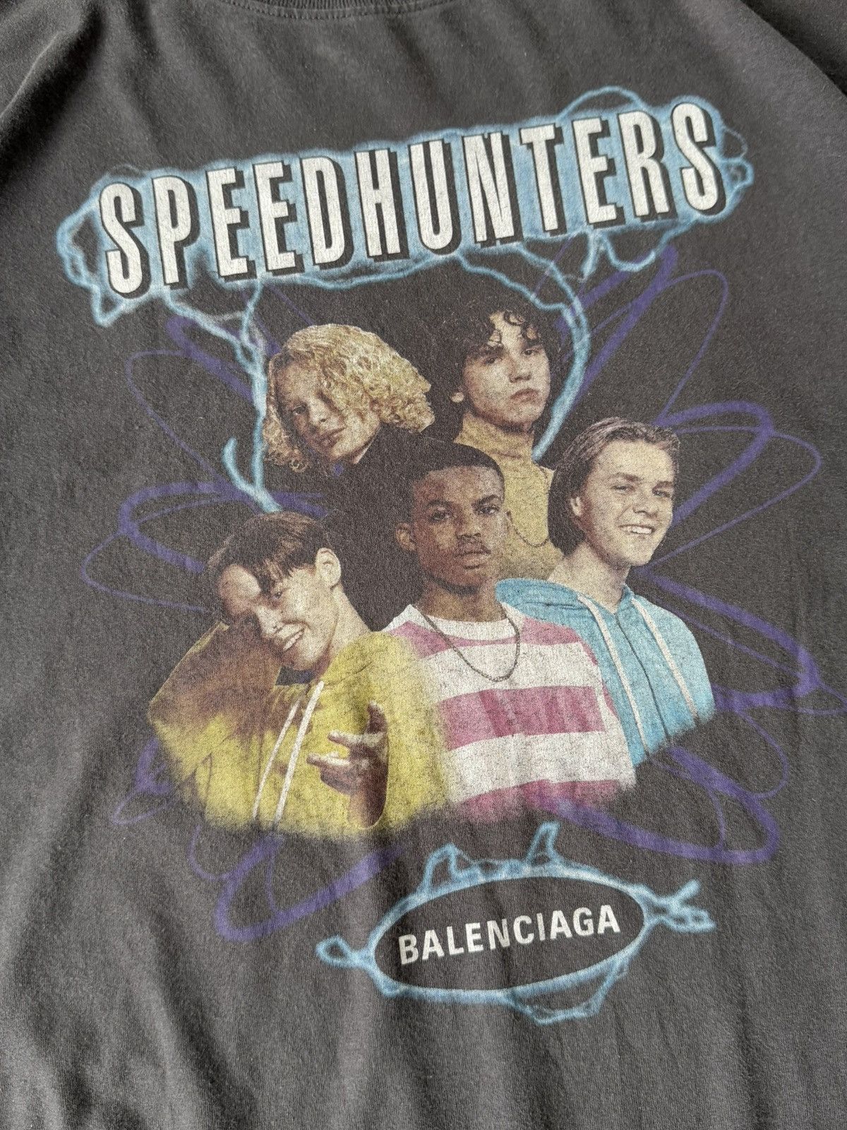 Balenciaga Balenciaga Grey "Speedhunters" Oversized Long-Sleeve T-Shirt Size US M / EU 48-50 / 2 - 5 Thumbnail