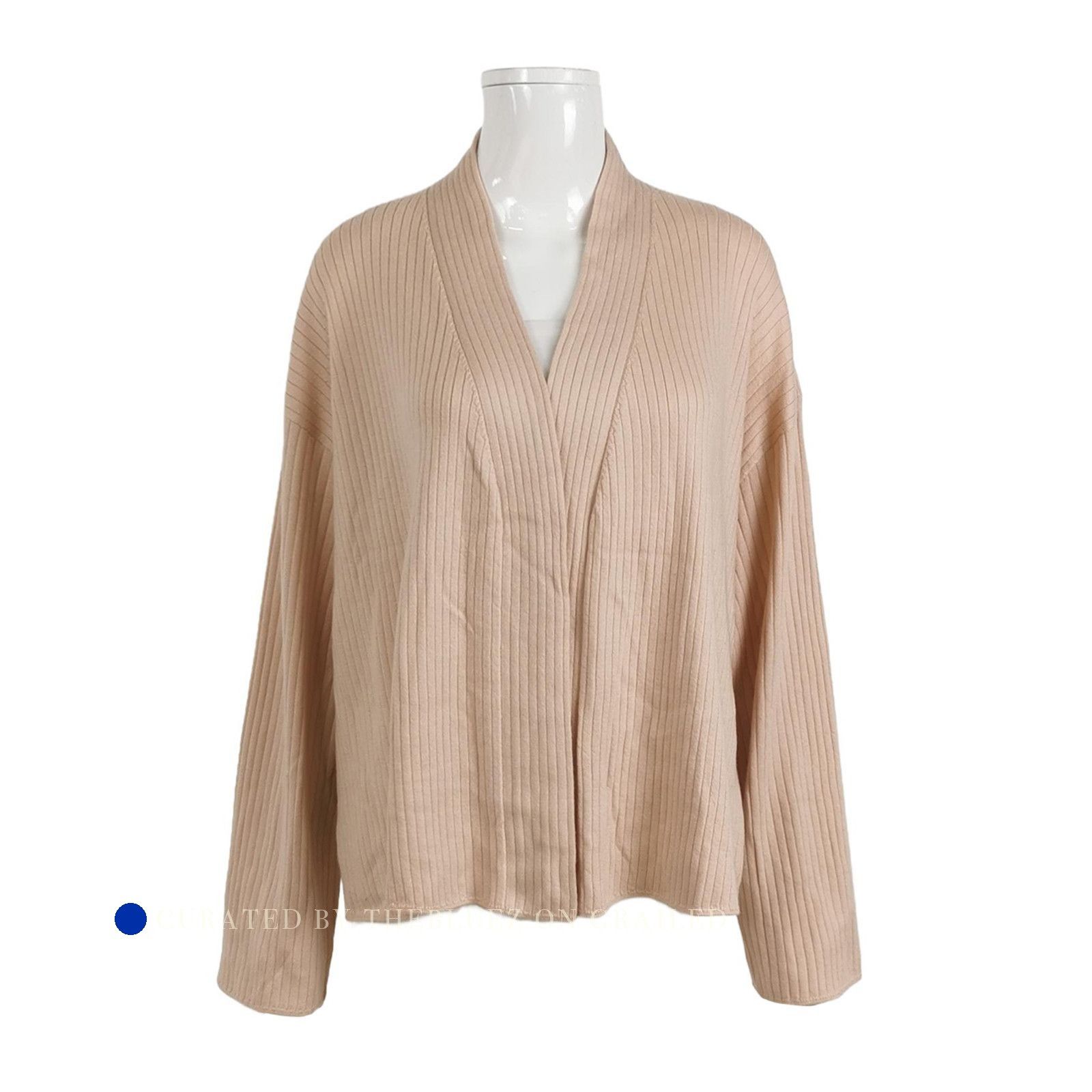 Loro Piana Cashmere Silk V-Neck Cardigan in Beige Size US L / EU 52-54 / 3 - 1 Thumbnail