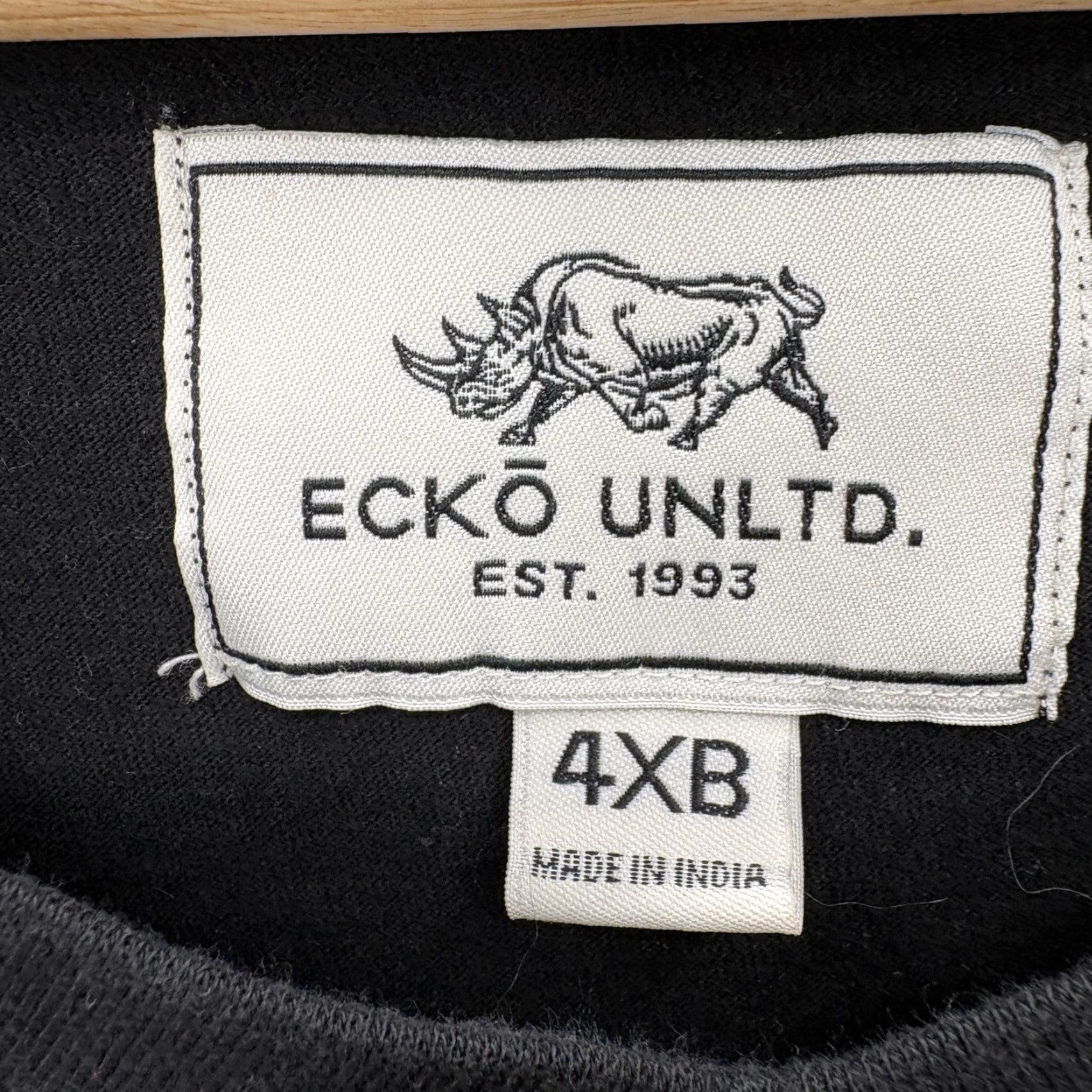 Ecko Unltd. VINTAGE Ecko Unltd Shirt Mens 4XB Black Allover Graphic Logo Tee Streetwear Big Tall Y2K Size US XXL / EU 58 / 5 - 2 Thumbnail