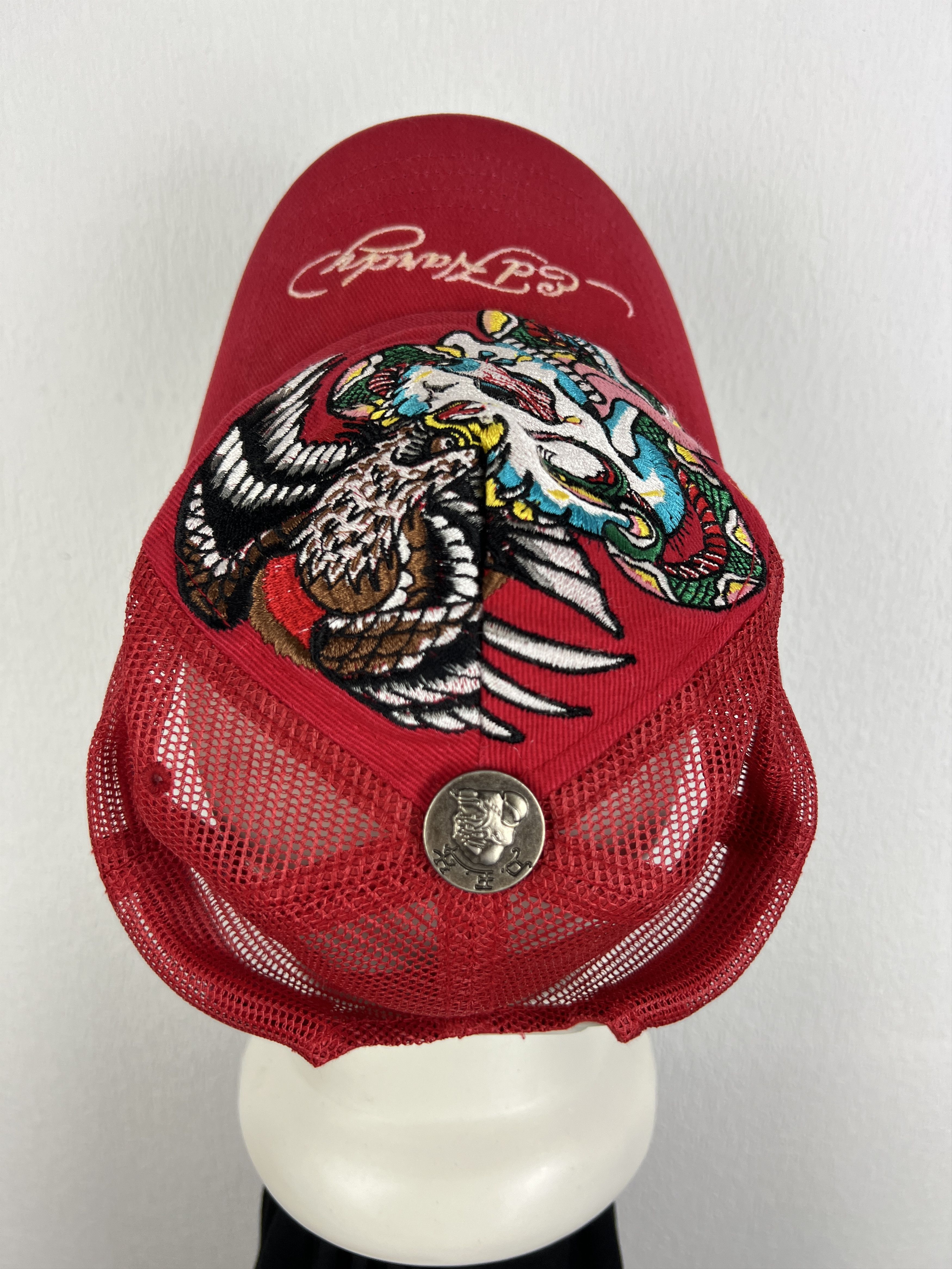 Vintage Ed Hardy Cap Hat Truck Cristian Rare Adult Skull Love Kills Size ONE SIZE - 7 Thumbnail