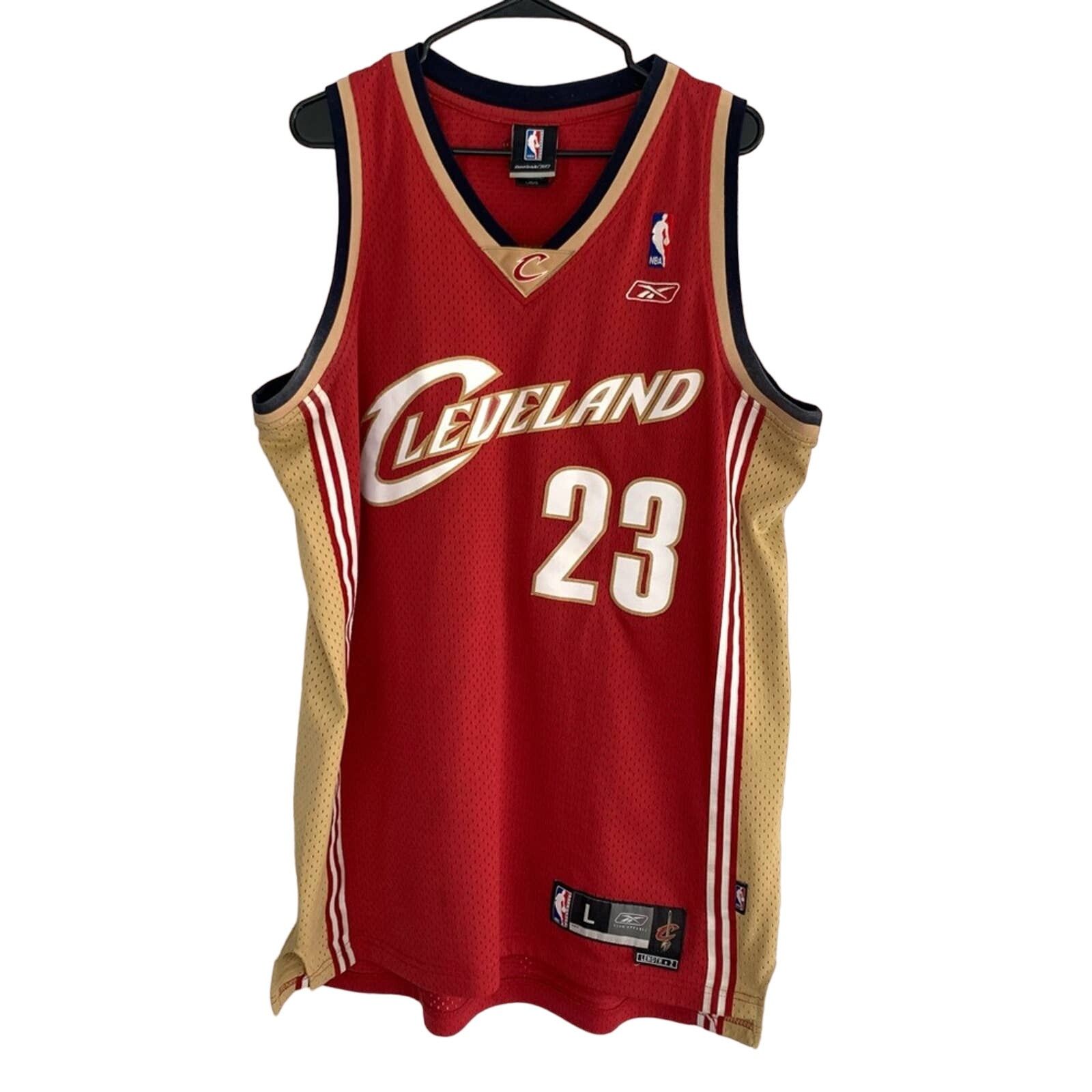 Reebok Authentic LeBron James Cavaliers Reebok Cavs Rookie Jersey Size US L / EU 52-54 / 3 - 1 Thumbnail