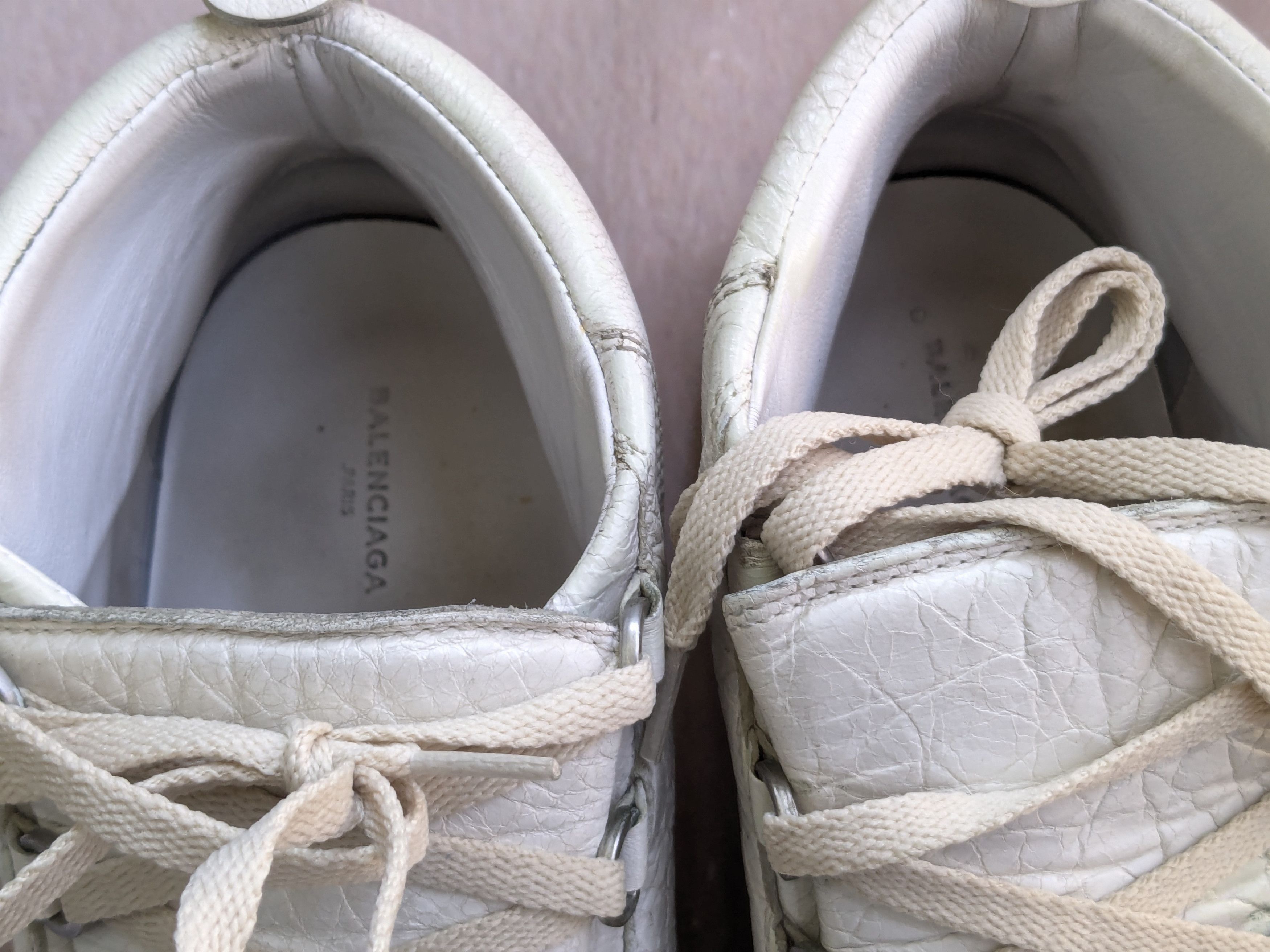 Balenciaga Balenciaga Arena White Brown Leather High Tops 13 Size US 13 / EU 46 - 5 Thumbnail