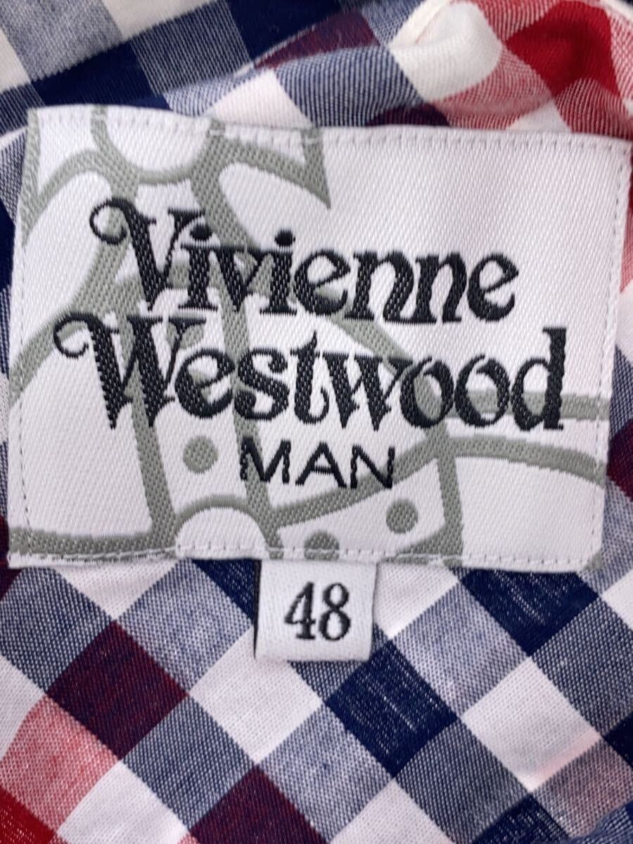 Vivienne Westwood Aymstetrical Collar Orb Button Shirt Size US M / EU 48-50 / 2 - 4 Thumbnail