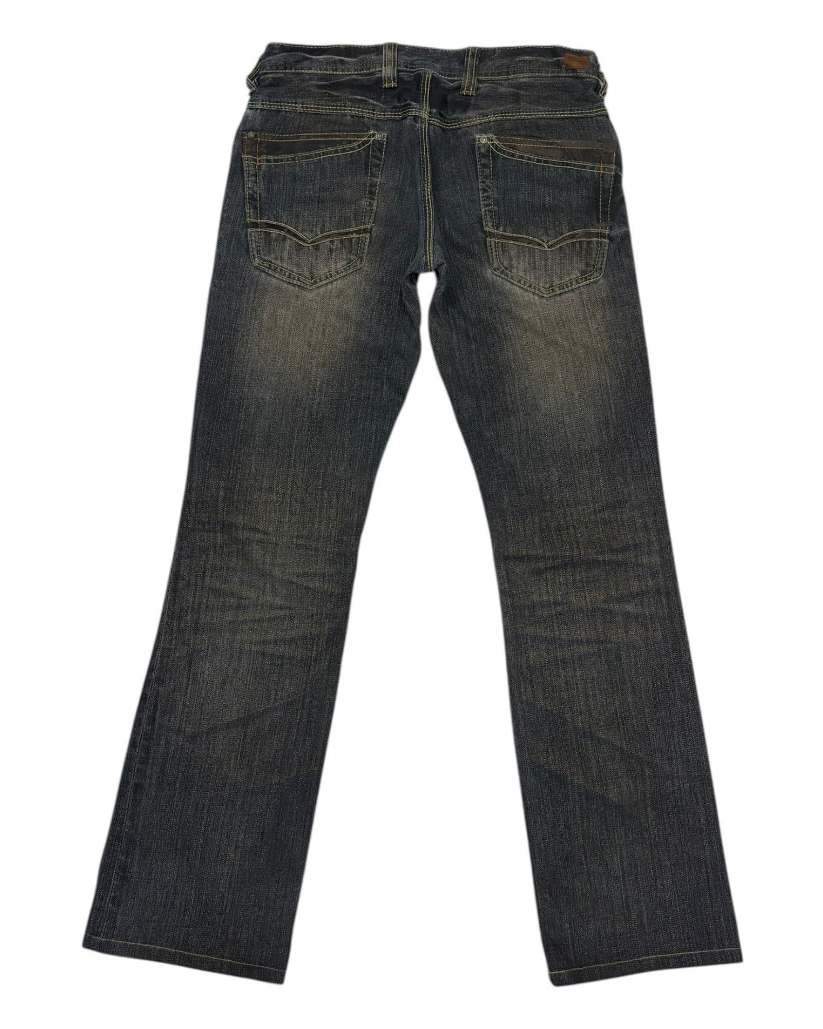 If Six Was Nine × Nicole Club × Obelisk Flare Jeans Nicole Club For Men Rusty Mud Wash Denim Jean Size US 30 / EU 46 - 9 Thumbnail