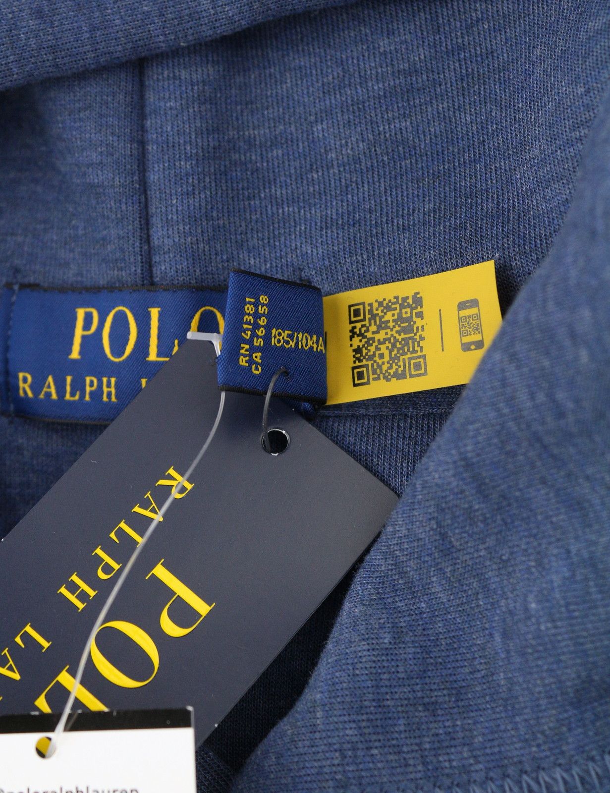 Ralph Lauren BLUE XL Kangaroo Pocket Pullover Hoodie 86955 Size US XL / EU 56 / 4 - 8 Thumbnail