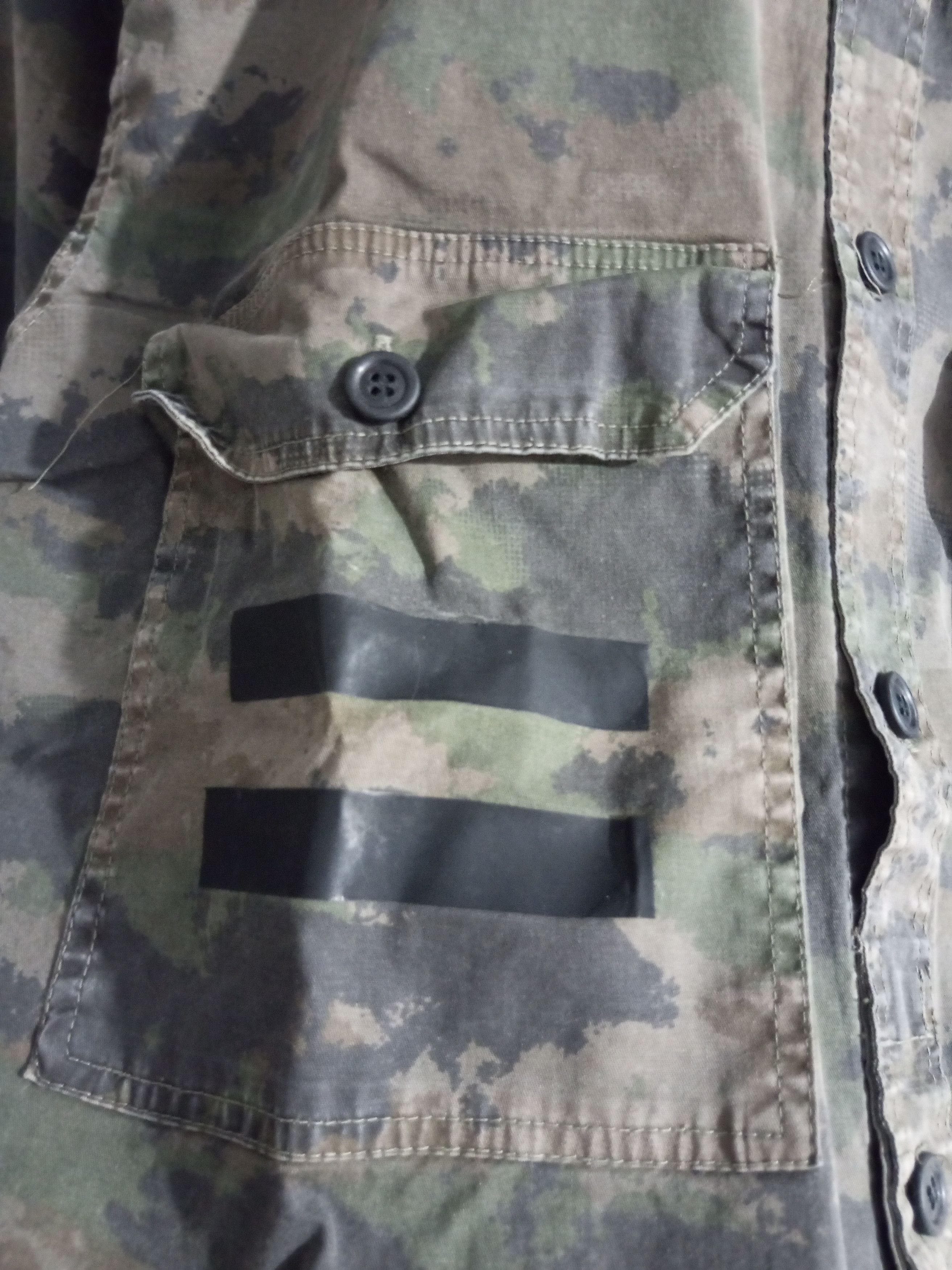 Zara Vintage zara camoflage military long sleeve shirt Size US XL / EU 56 / 4 - 6 Thumbnail