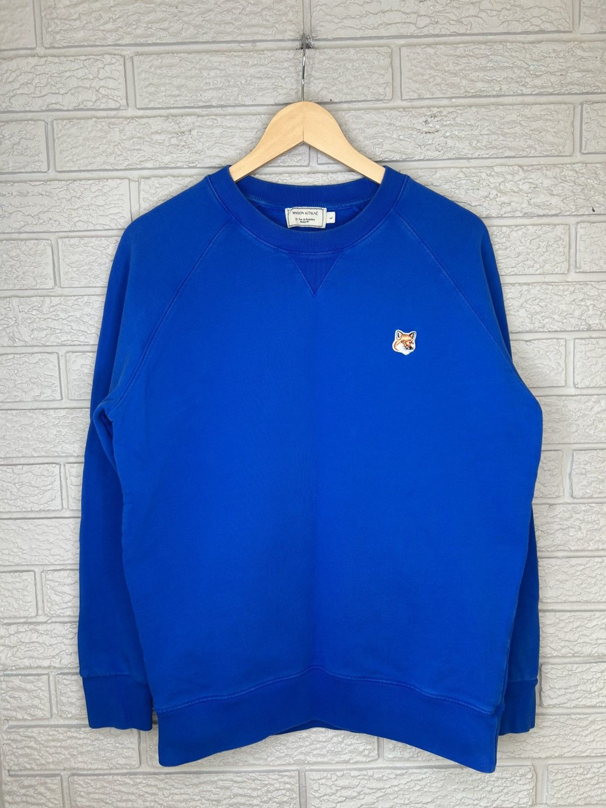 Maison Kitsune Maison Kitsune Fox Head Crewneck Sweater Size US L / EU 52-54 / 3 - 1 Thumbnail