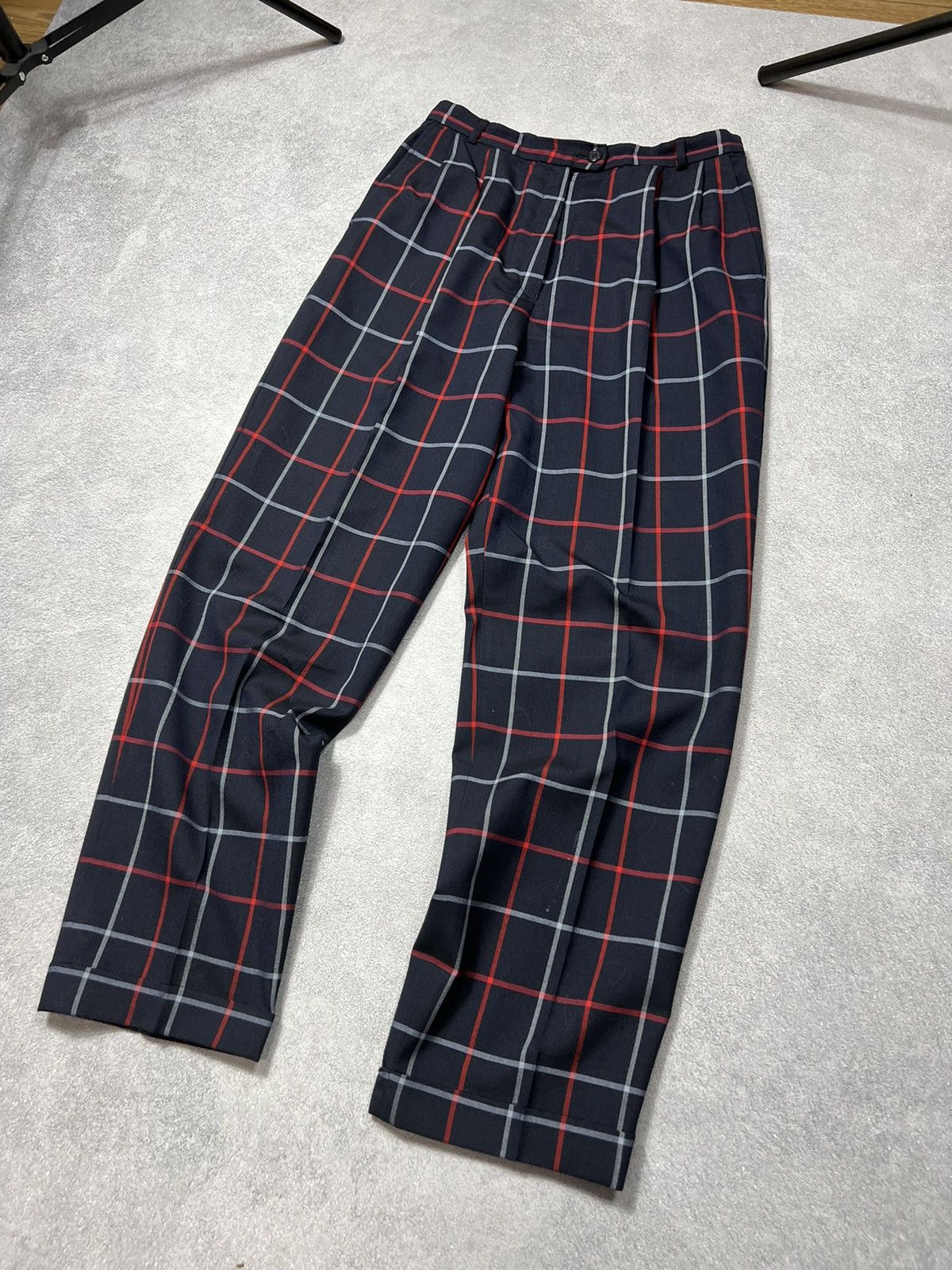 Burberry × Vintage Pants Burberrys Vintage Rare 90s Luxury Drip Y2K Size 29" - 2 Thumbnail