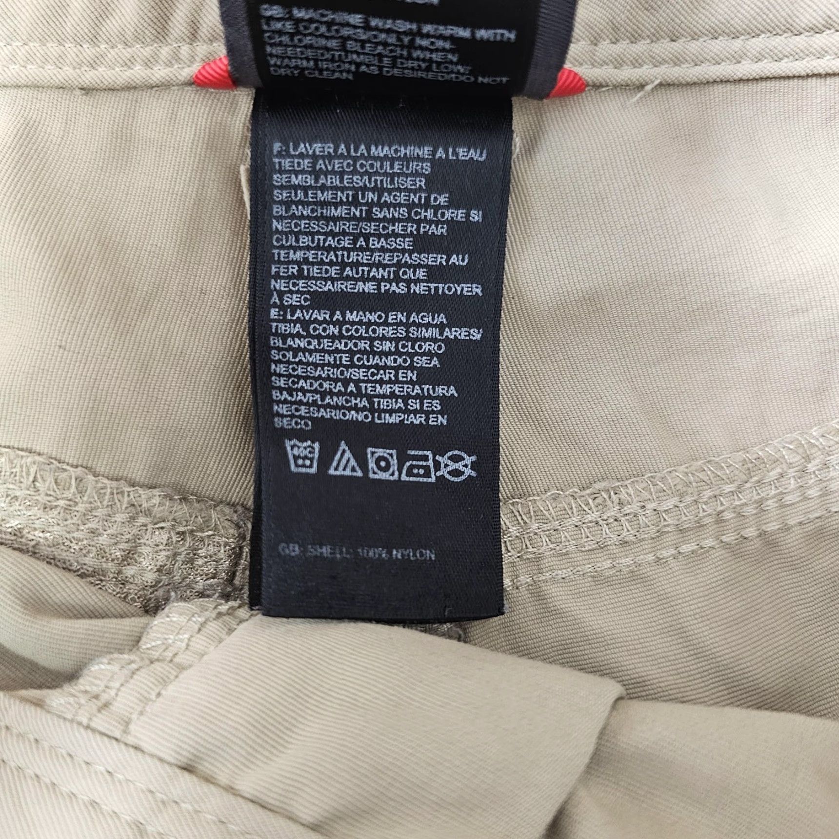 The North Face The North Face Shorts Mens 36 Khaki Nylon Cargo Pockets Hiking Outdoor Size US 36 / EU 52 - 5 Thumbnail